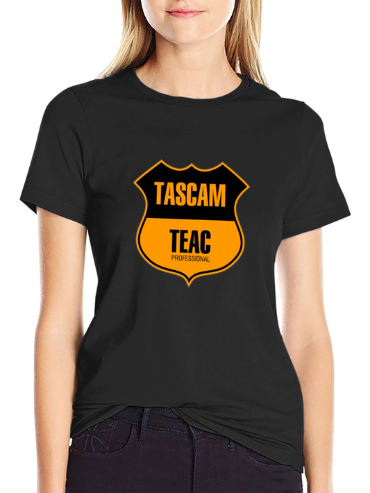 TASCAM TEAC Professional Black T-Shirt