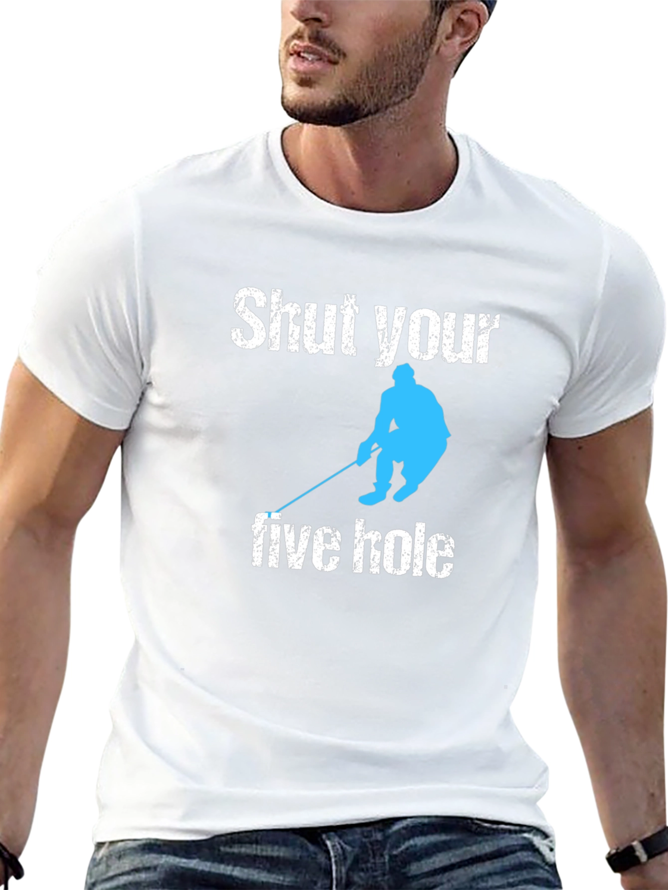 Shut Your Five Hole Hockey T-Shirt