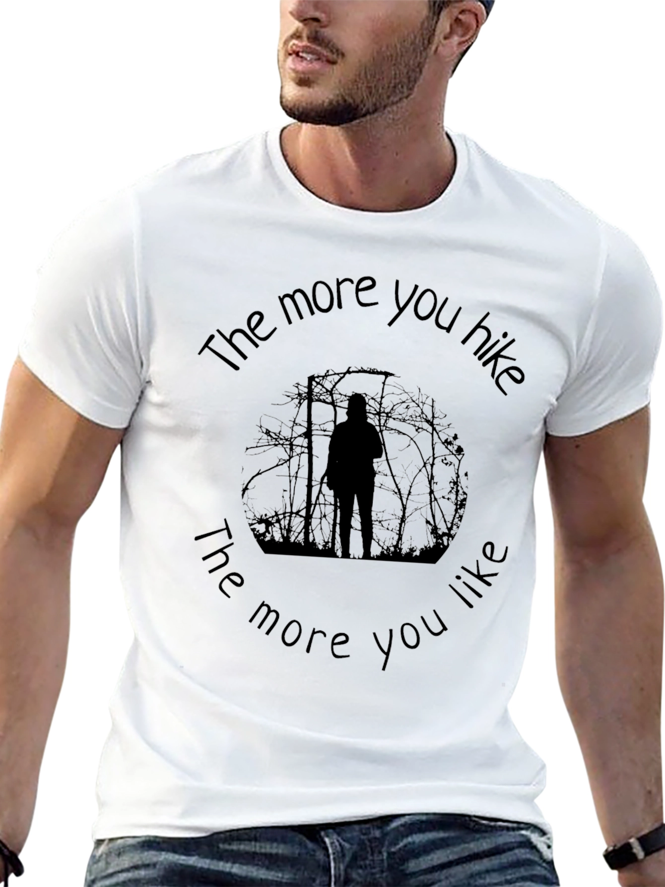 Hiker Silhouette Graphic Tee