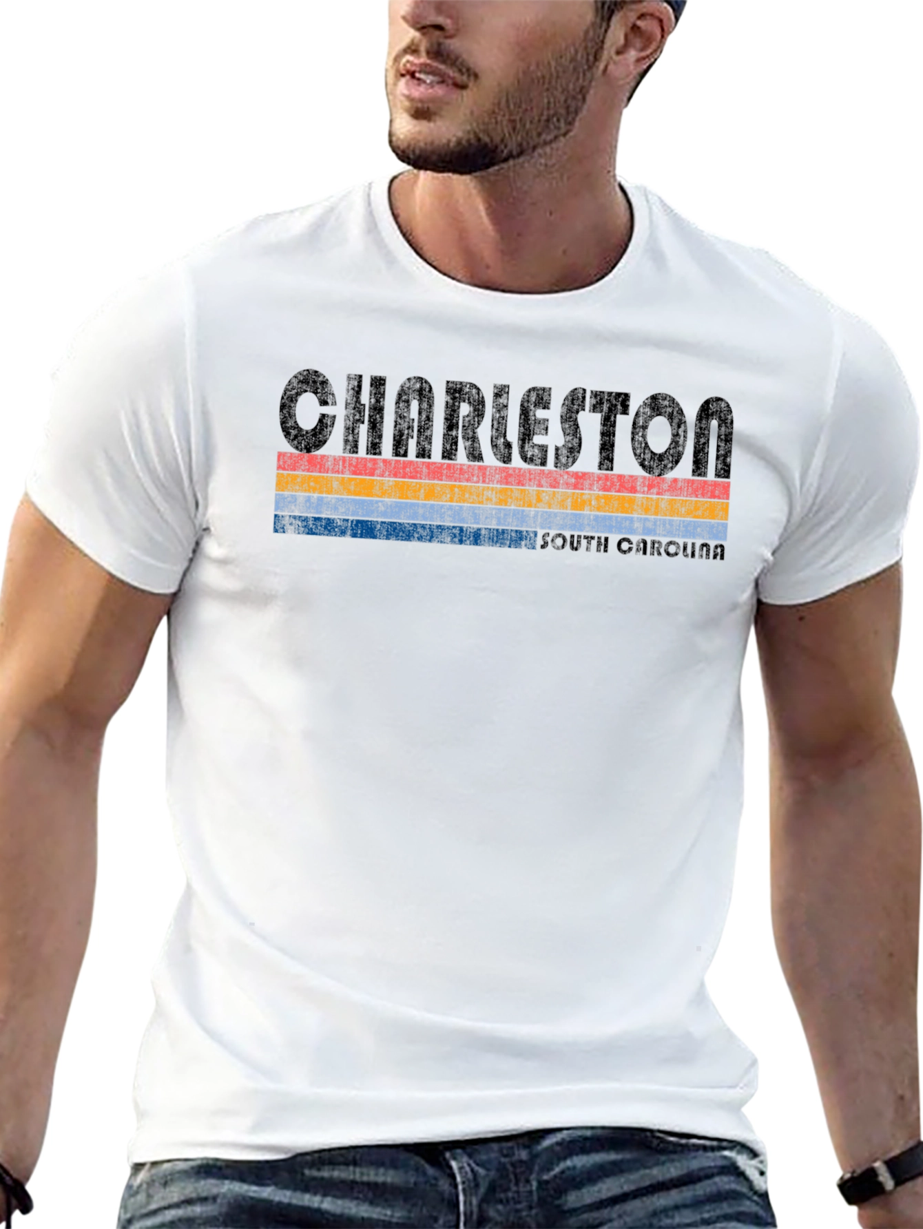 Charleston South Carolina Retro T-Shirt