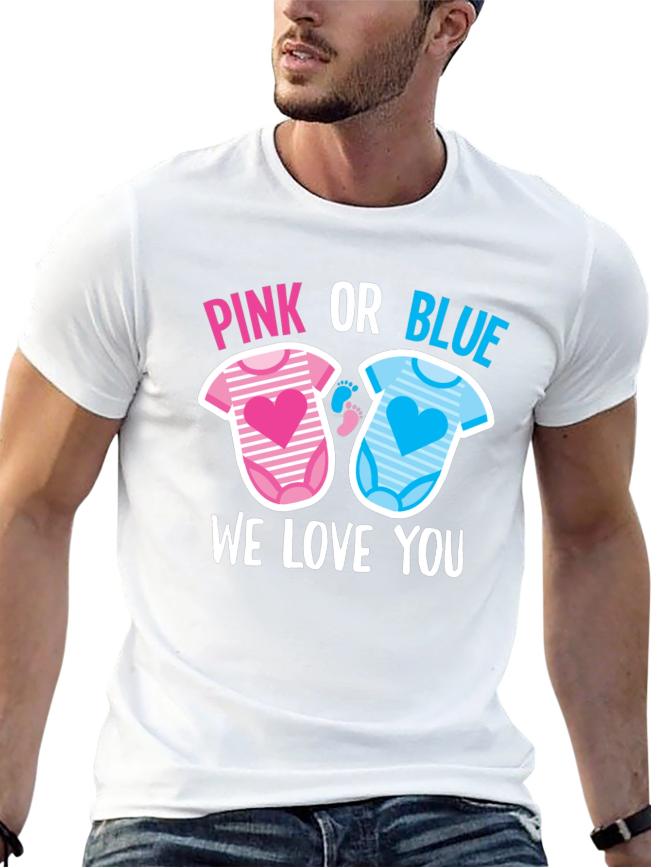 Pink or Blue We Love You T-Shirt