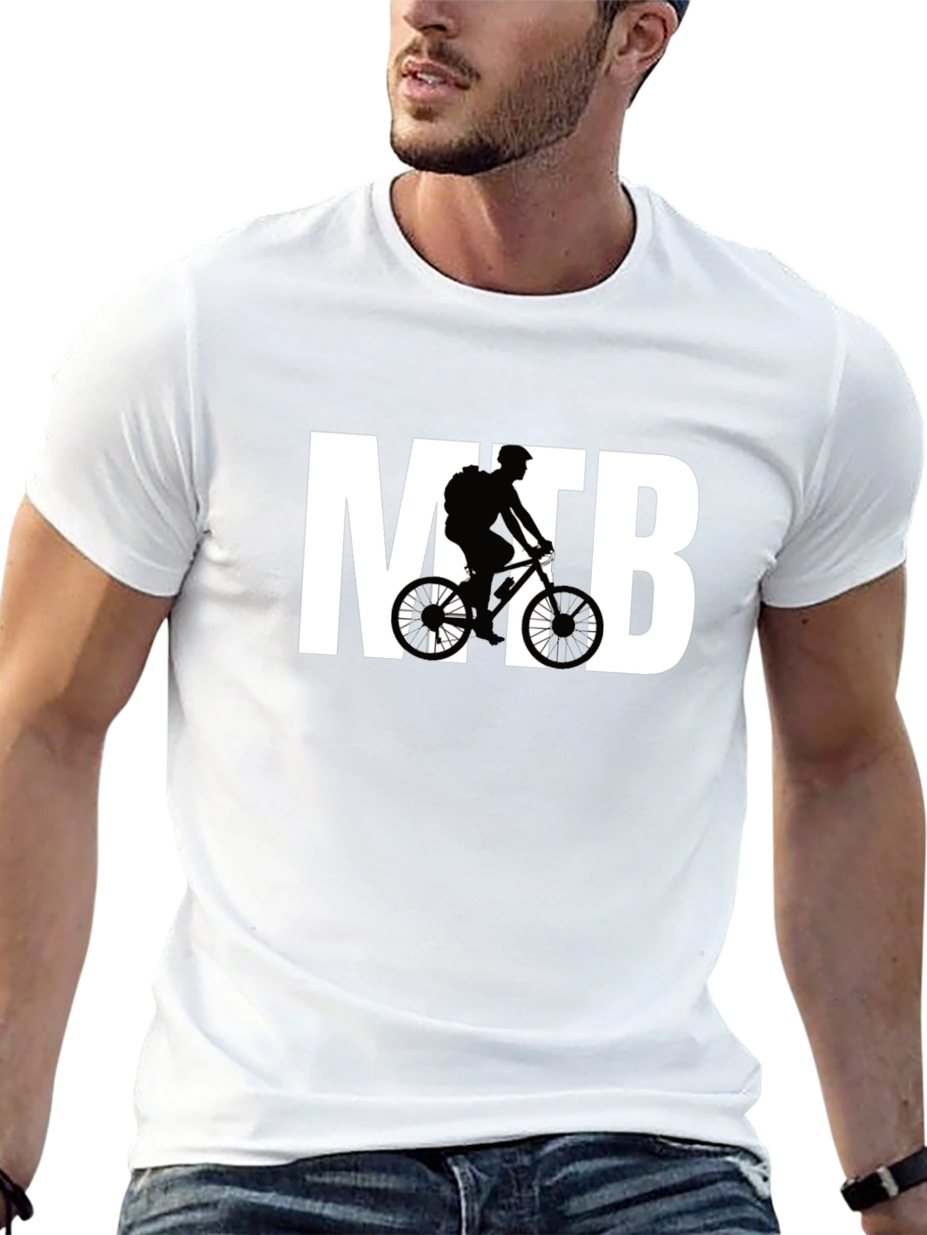 MTB Cyclist Graphic T-Shirt