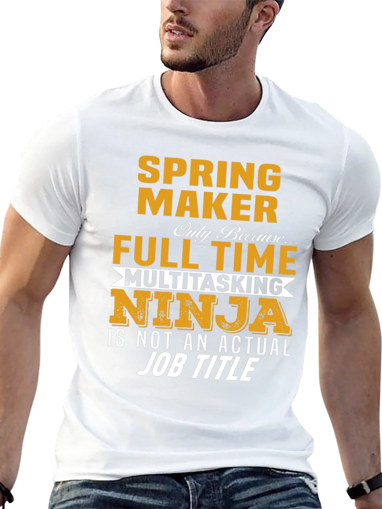 Spring Maker Full Time Ninja T-Shirt