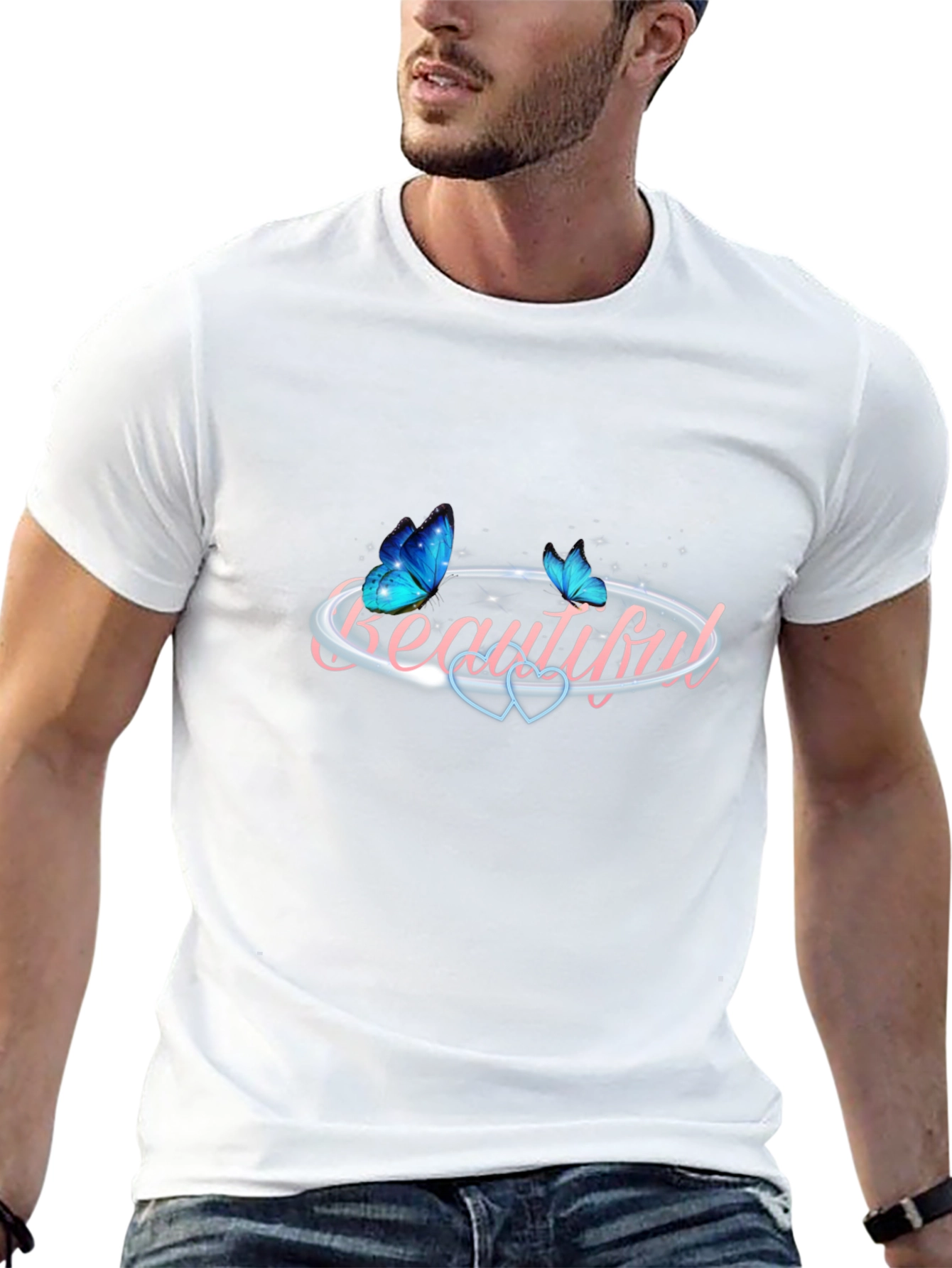 Beautiful Butterfly T-Shirt - Stylish Graphic Tee