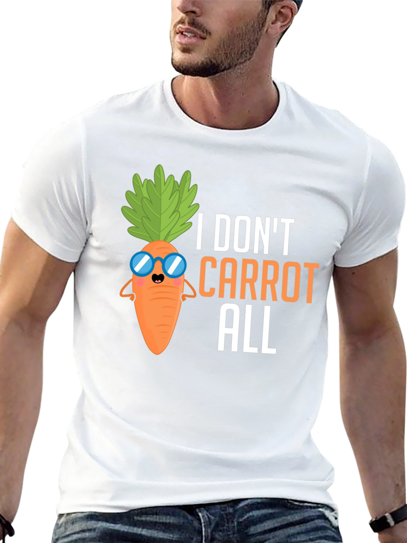 I Dont Carrot All T-Shirt Funny Pun Tee