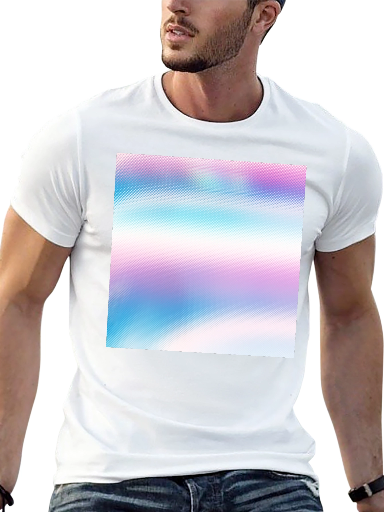 Vaporwave Gradient T-Shirt - Stylish Comfort