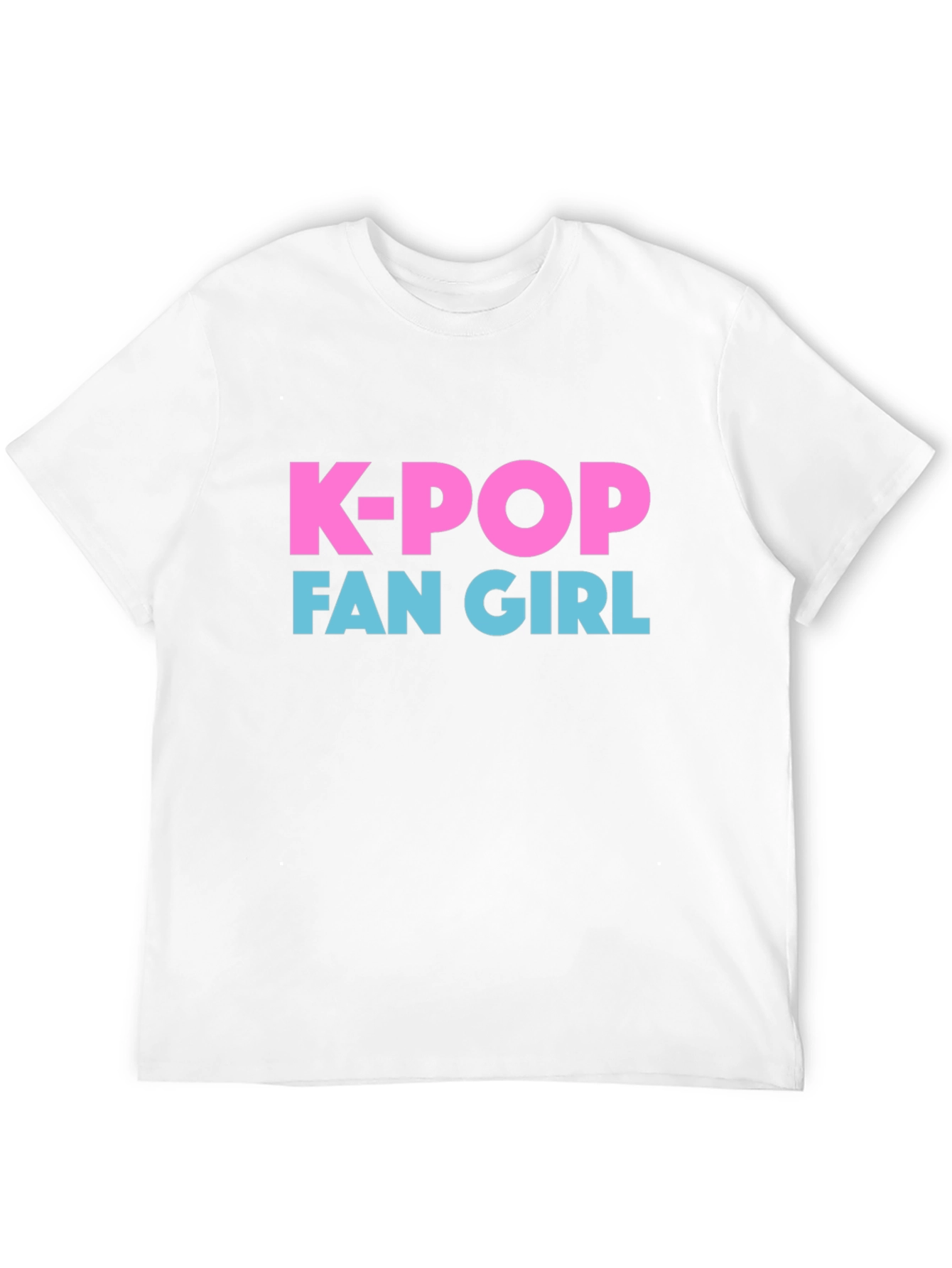 K-Pop Fan Girl Black T-Shirt
