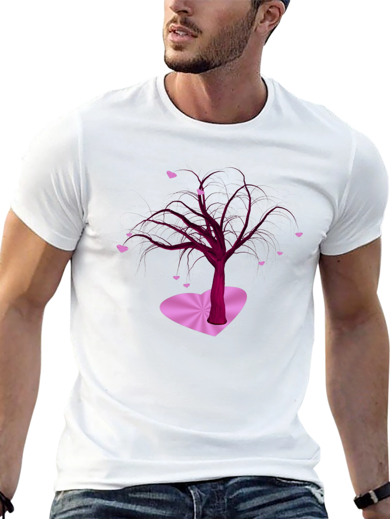 Romantic Tree Heart Valentine T-Shirt