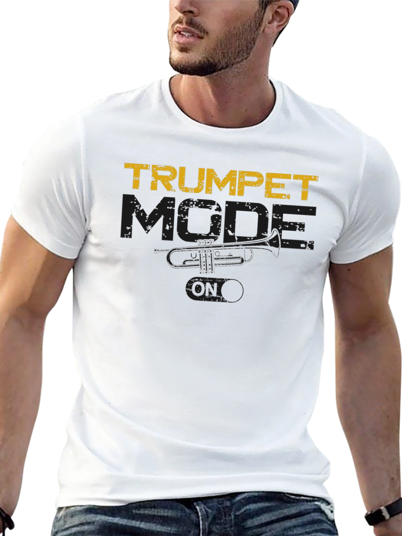 Trumpet Mode On Graphic T-Shirt