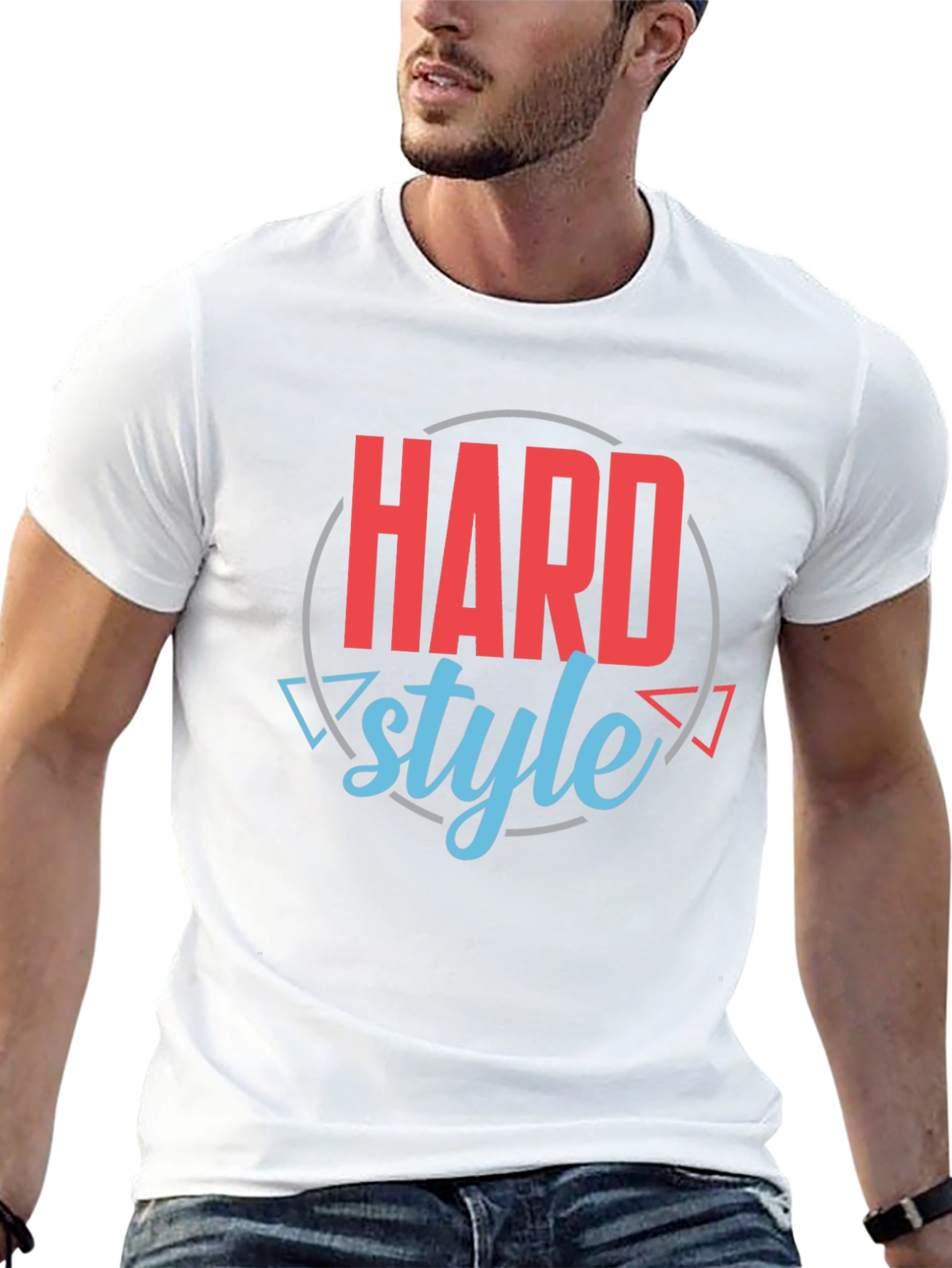 Hardstyle Graphic Print Black T-Shirt