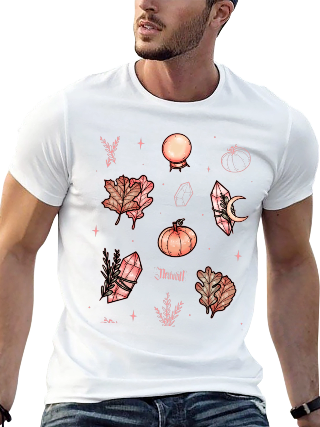 Autumnal Mystic Black T-Shirt