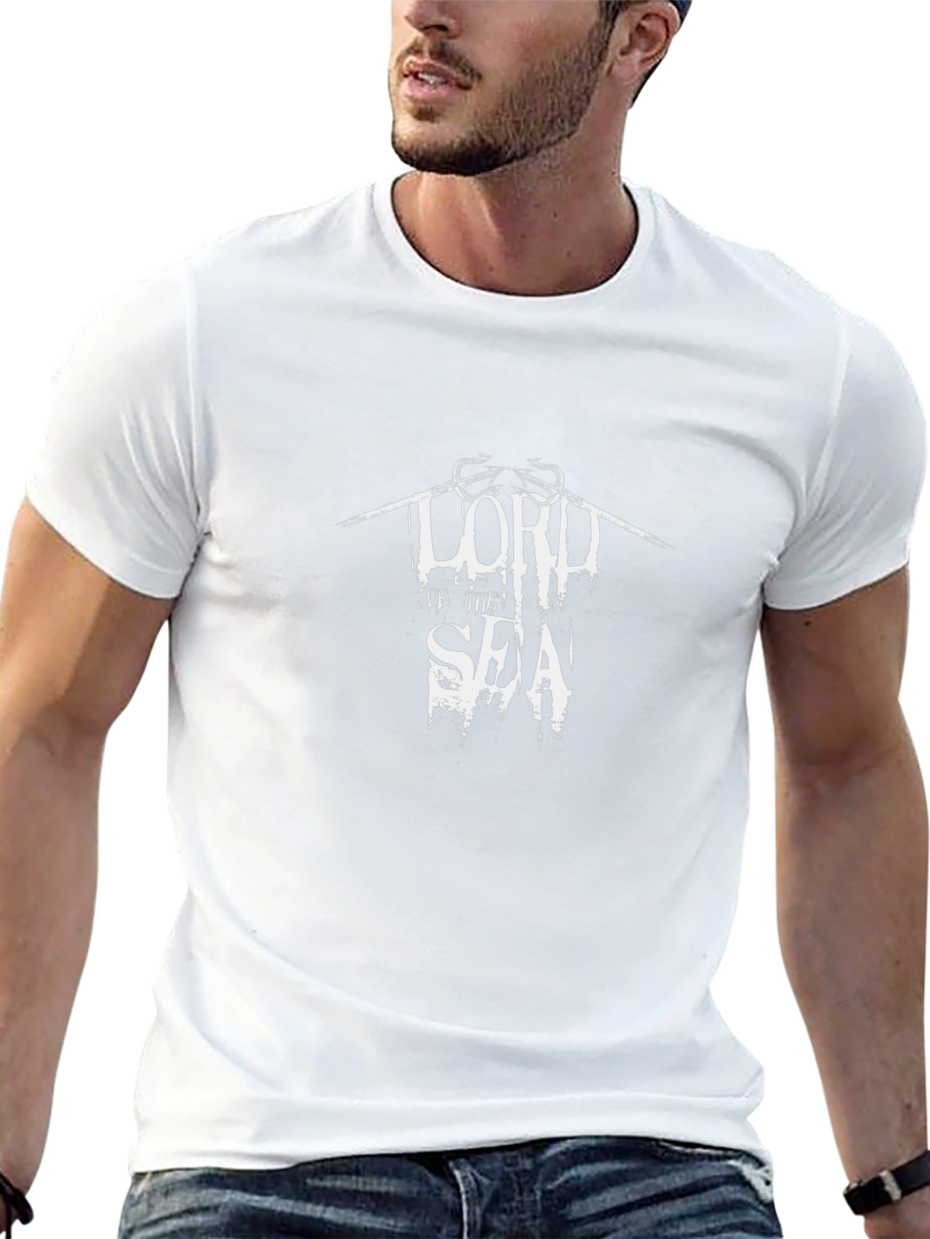 Lord of The Sea Black Graphic Tee