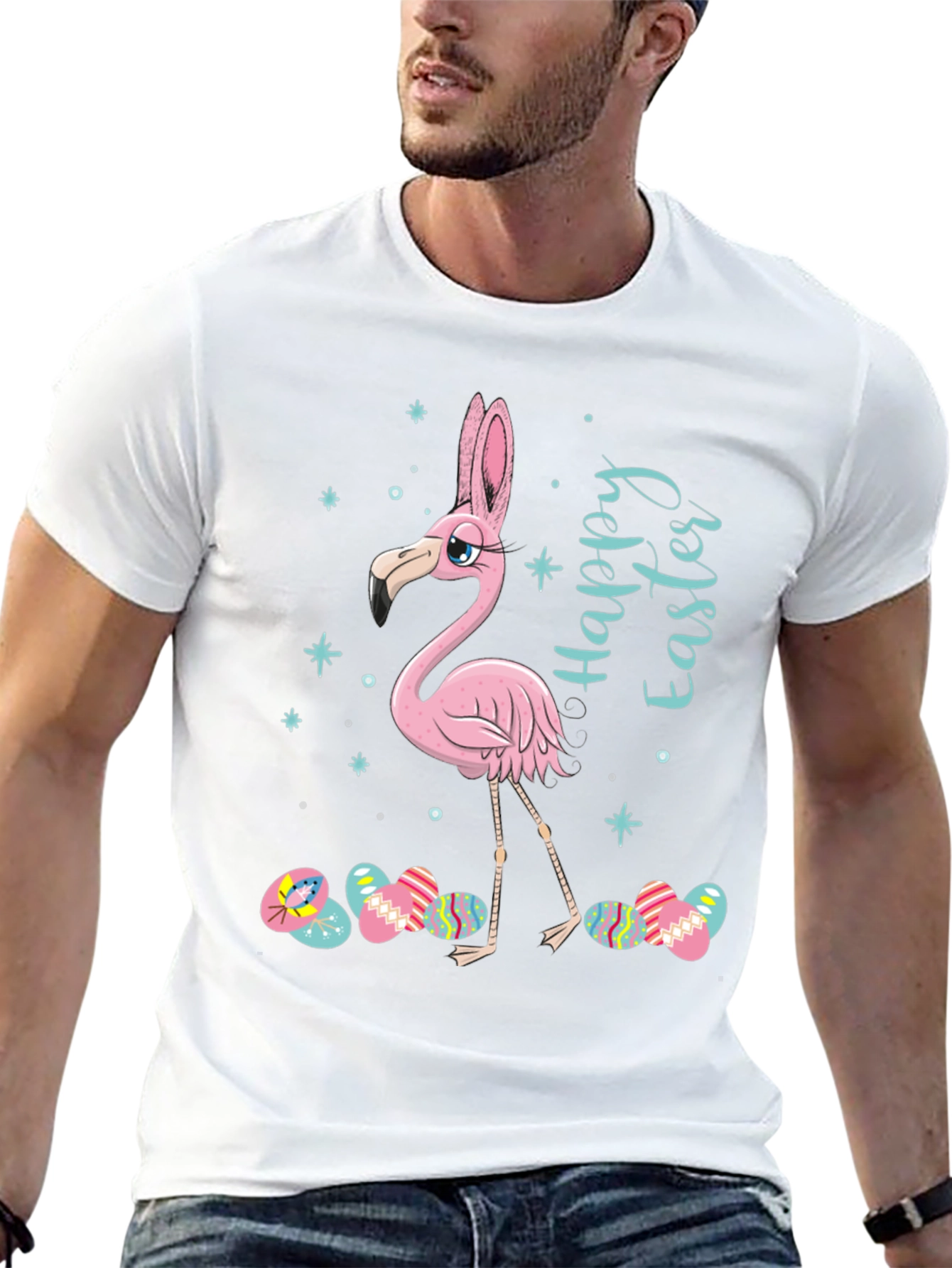 Easter Flamingo T-Shirt