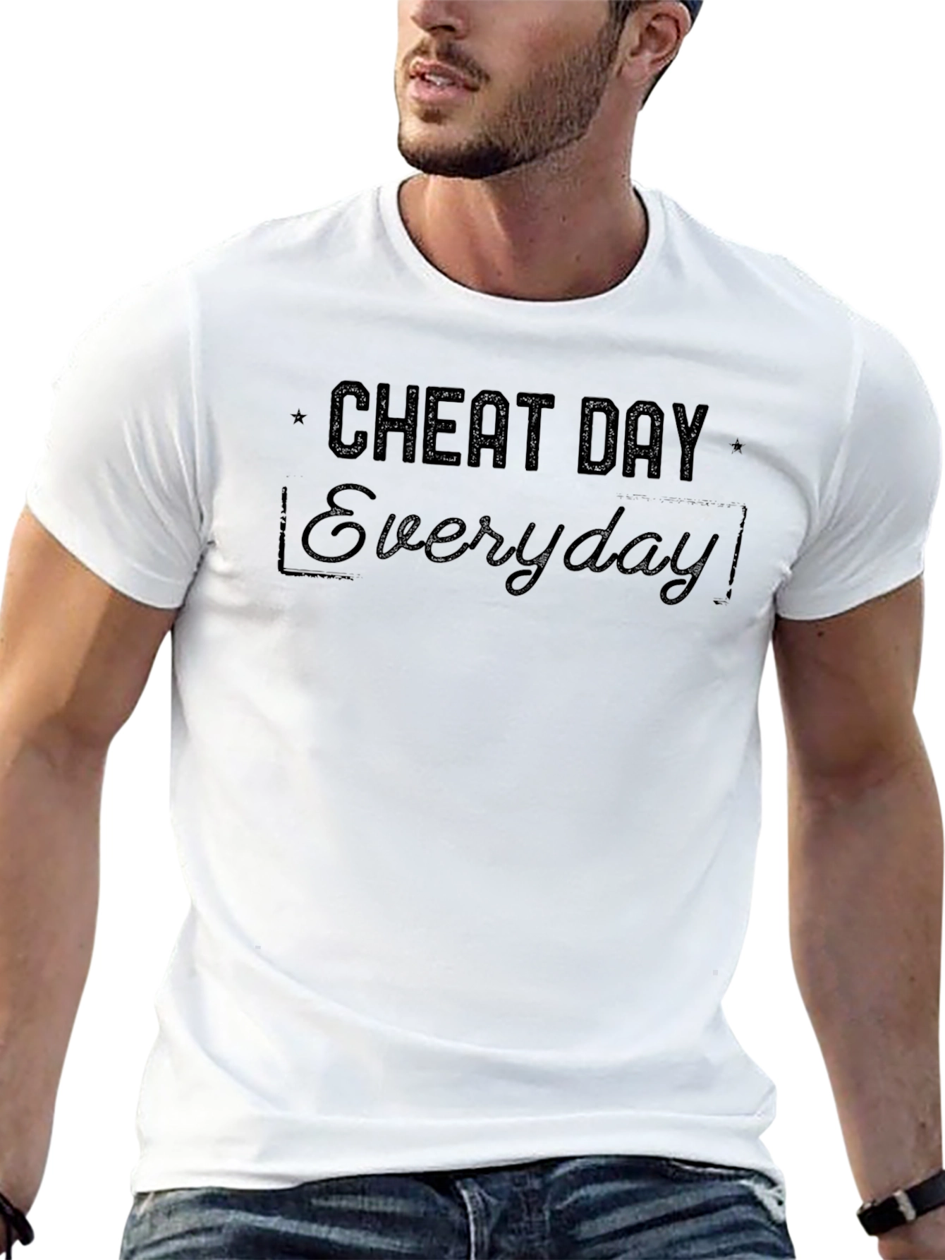 Cheat Day Everyday Black T-Shirt