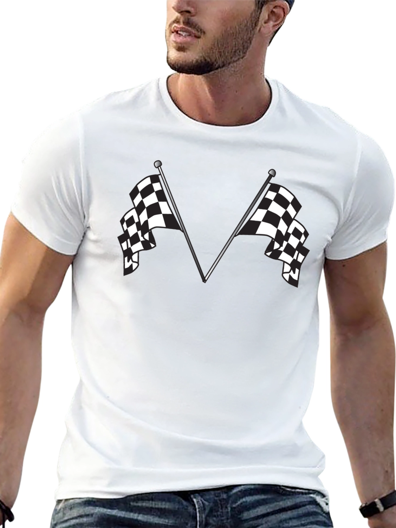 Racing Flags Graphic T-Shirt
