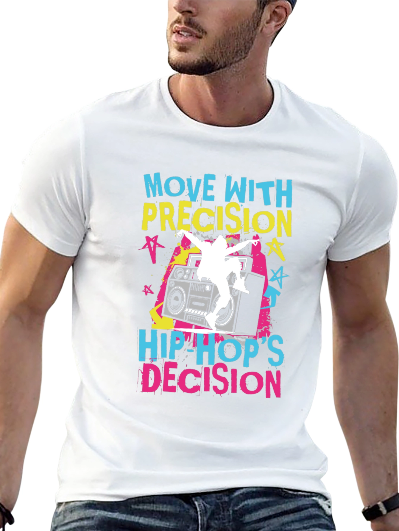Hip Hop Move with Precision Graphic Tee