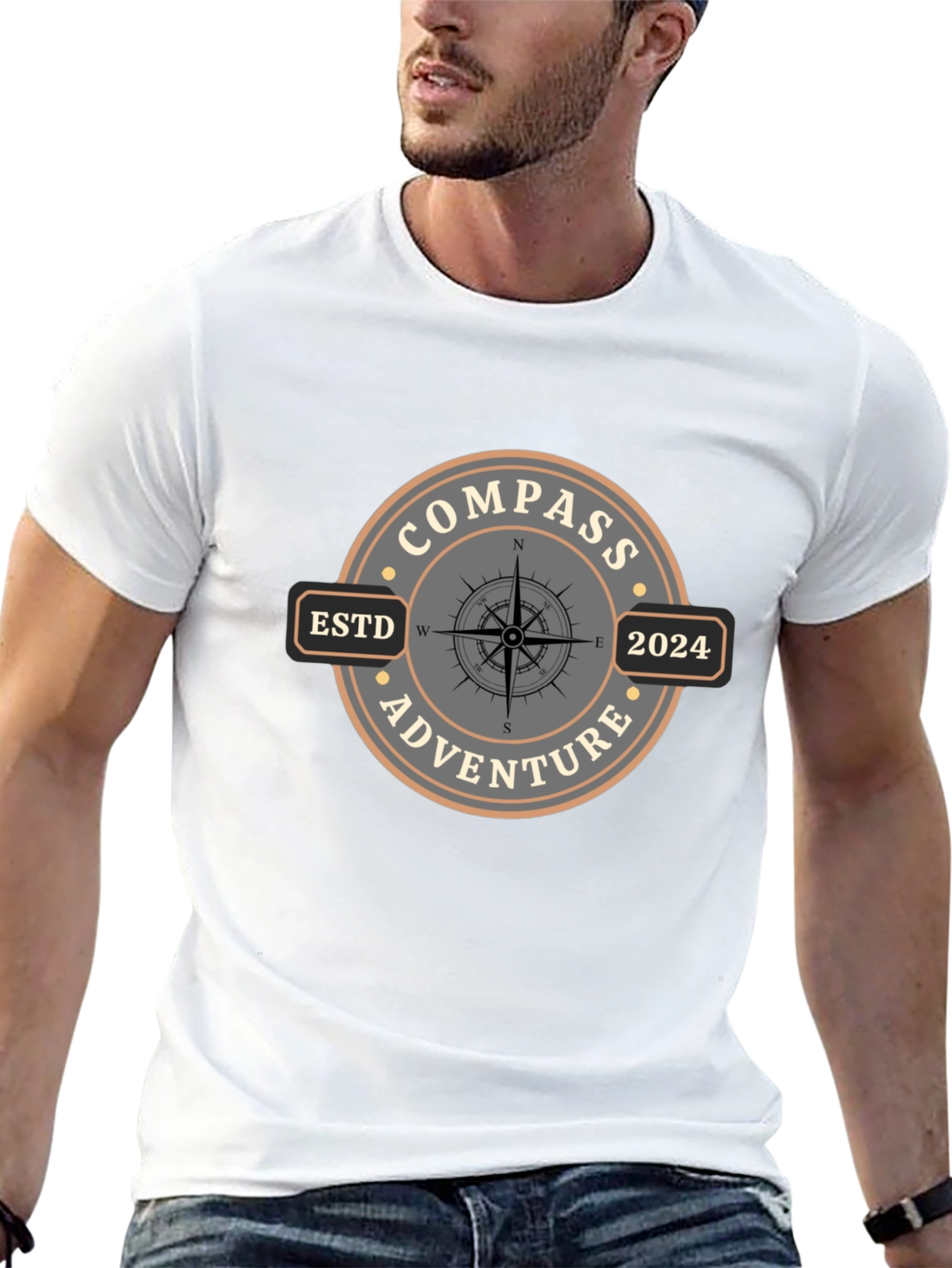 Compass Adventure Graphic T-Shirt