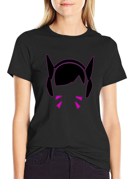 D.Va Overwatch Black T-Shirt