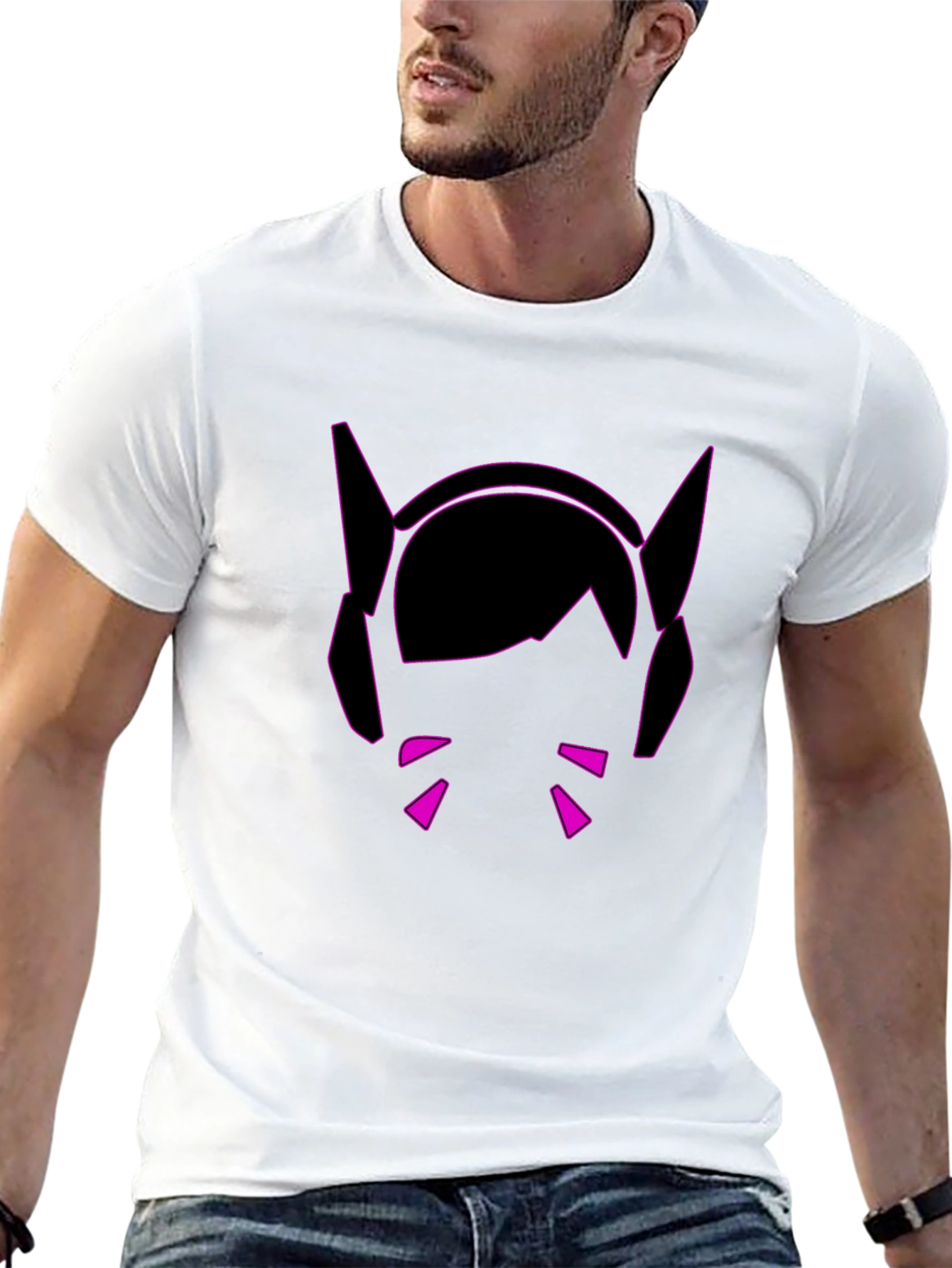 D.Va Overwatch Black T-Shirt