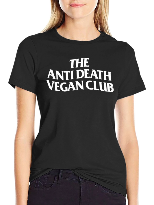 Anti Death Vegan Club Graphic Tee
