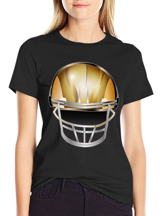 Football Helmet Graphic Tee - Gridiron Style