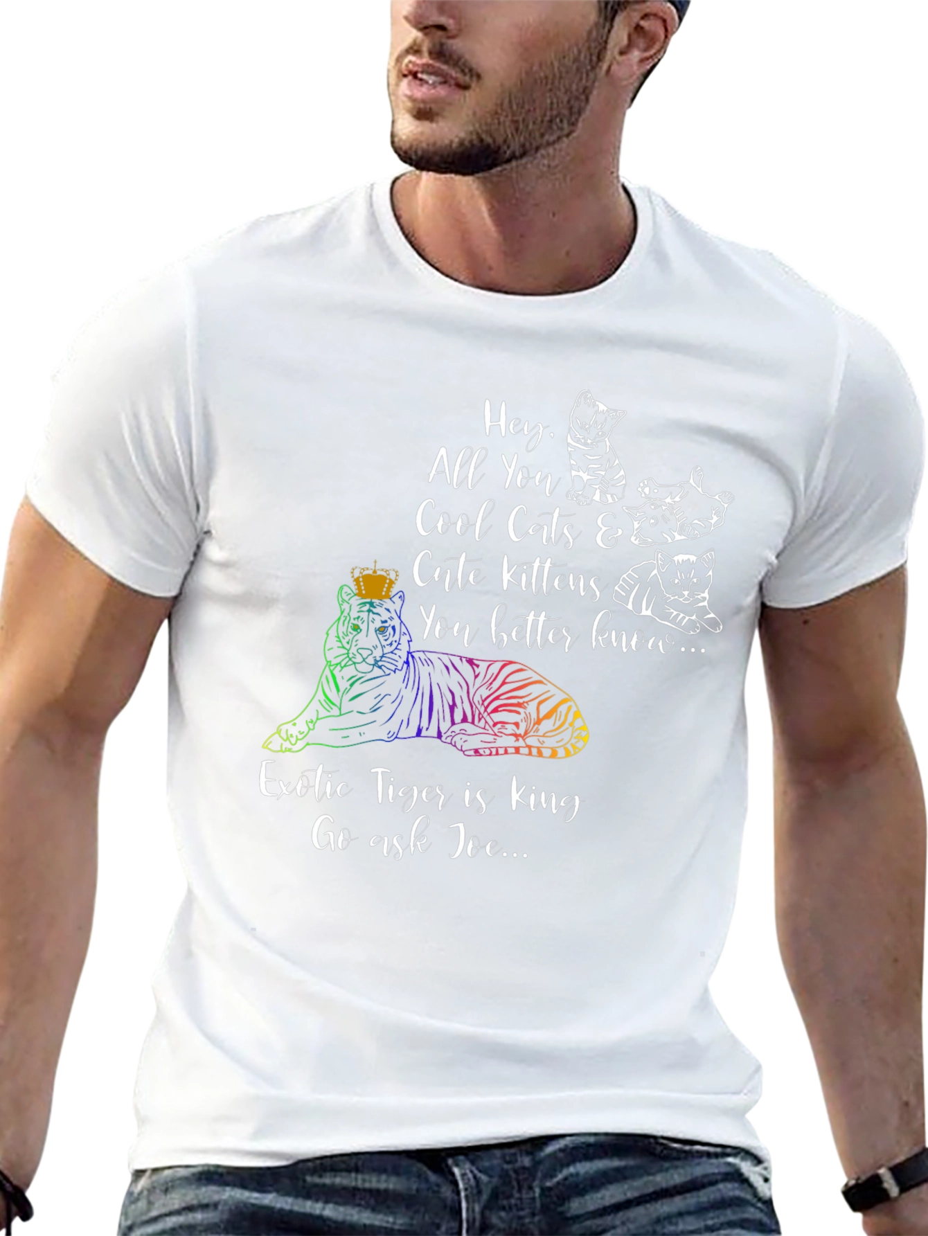 Exotic Tiger King Graphic Tee