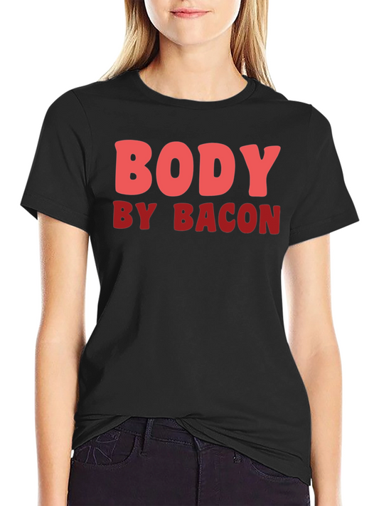 Body by Bacon Mens Black T-Shirt
