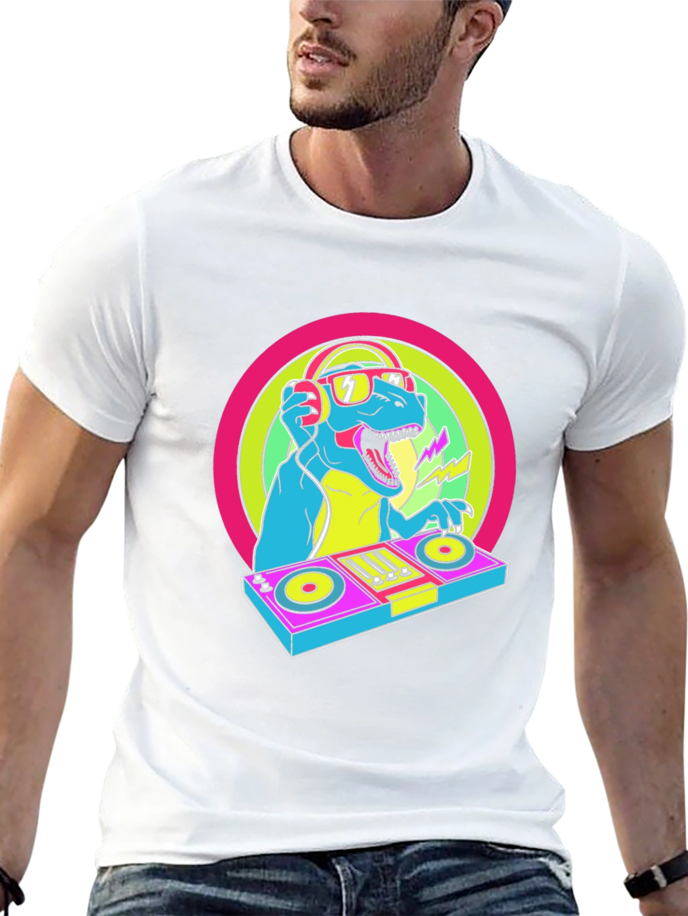 DJ Dinosaur Graphic Tee