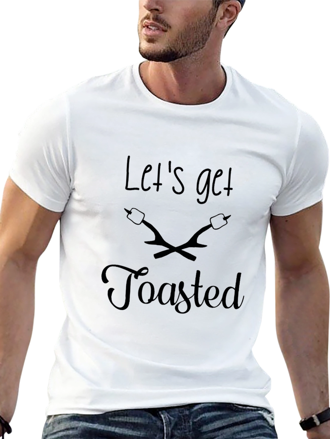 Lets Get Toasted Black T-Shirt