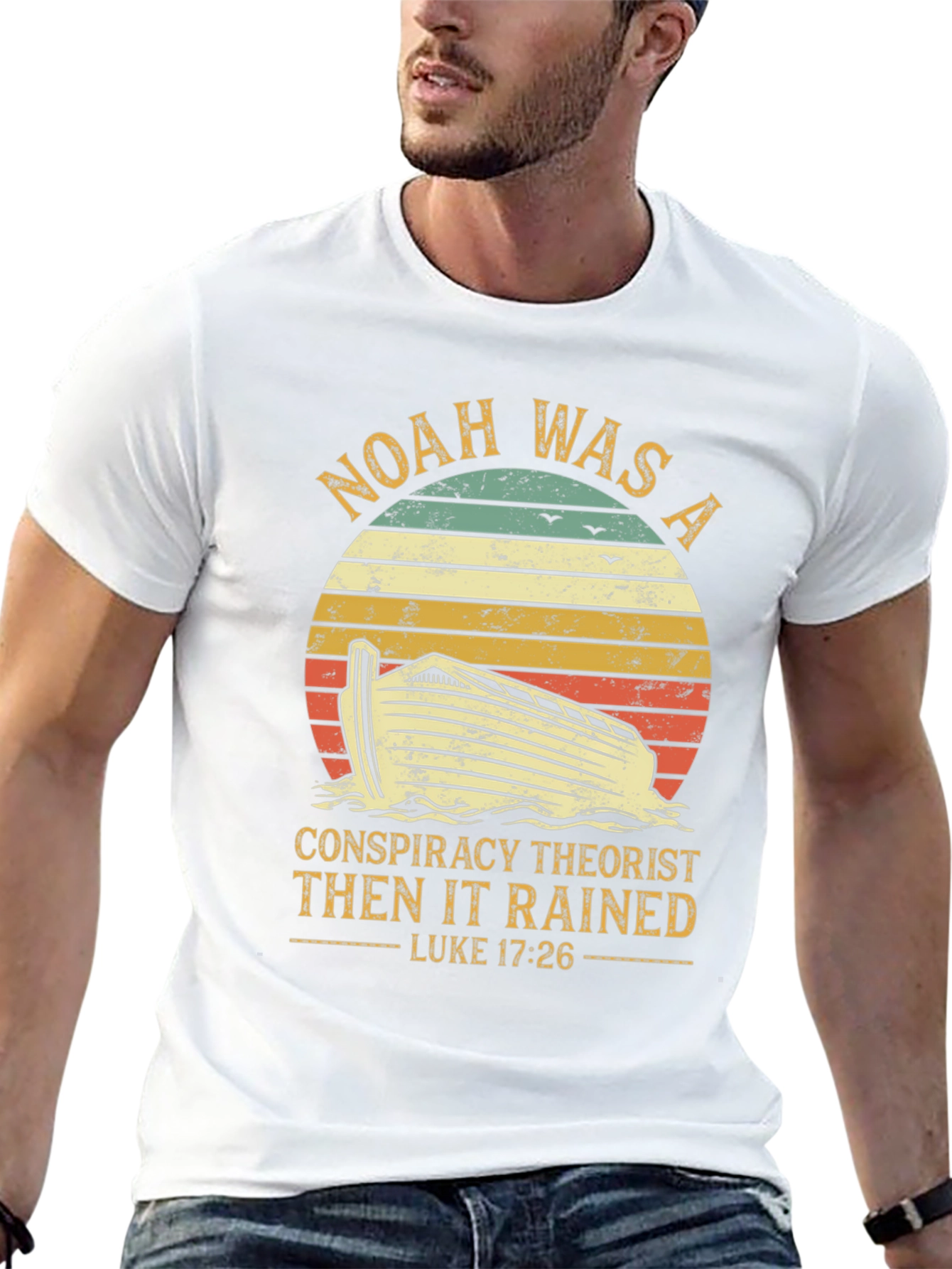 Noah Conspiracy Theorist Graphic T-Shirt