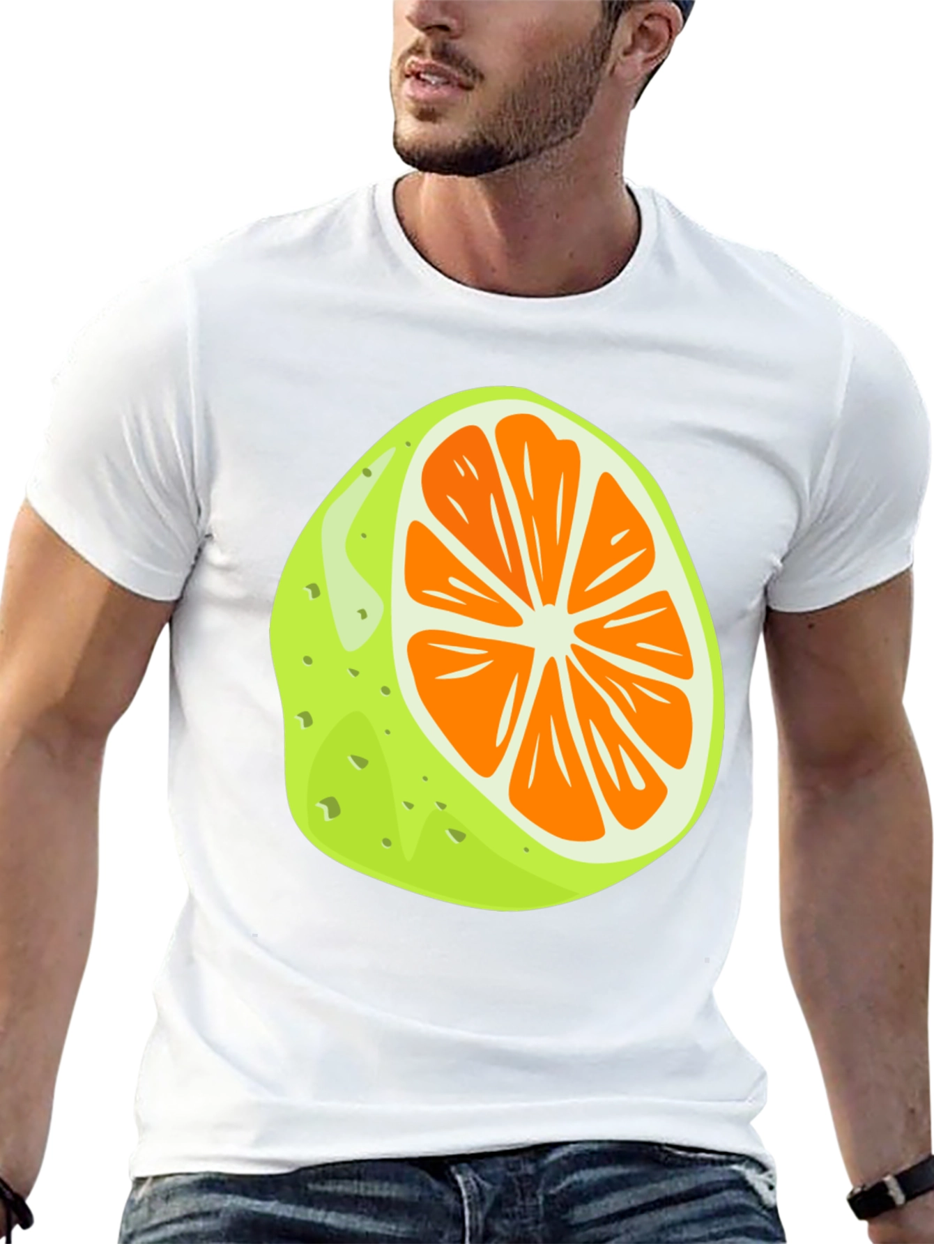 Lime Slice Graphic Tee - Fresh & Fun!