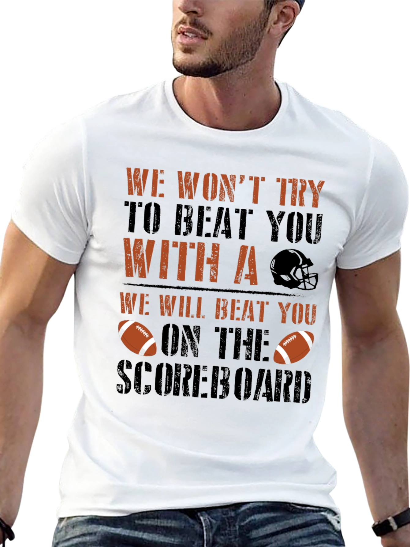 Funny Football T-Shirt: Scoreboard Wins
