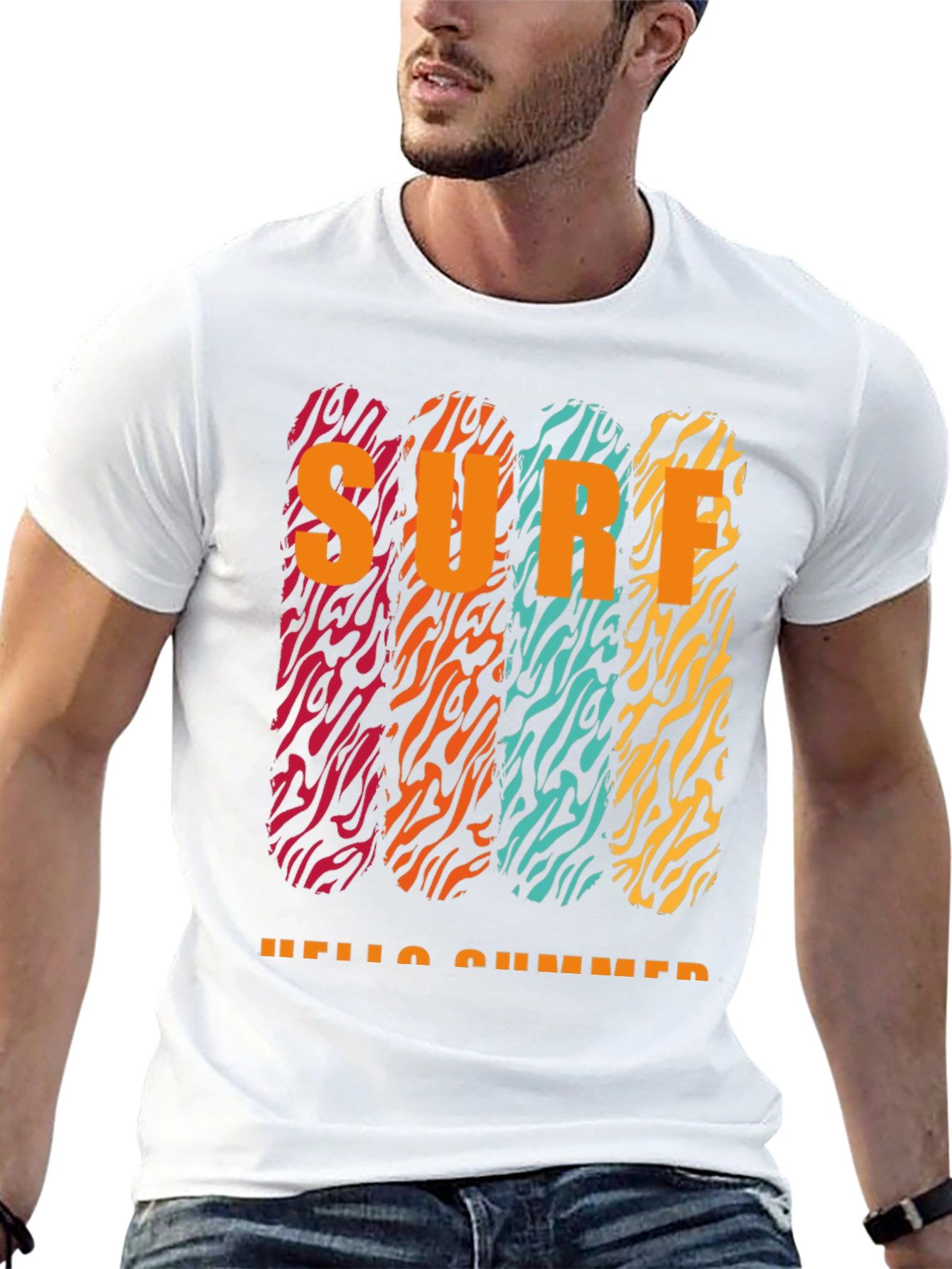 Surf Hello Summer Graphic Tee