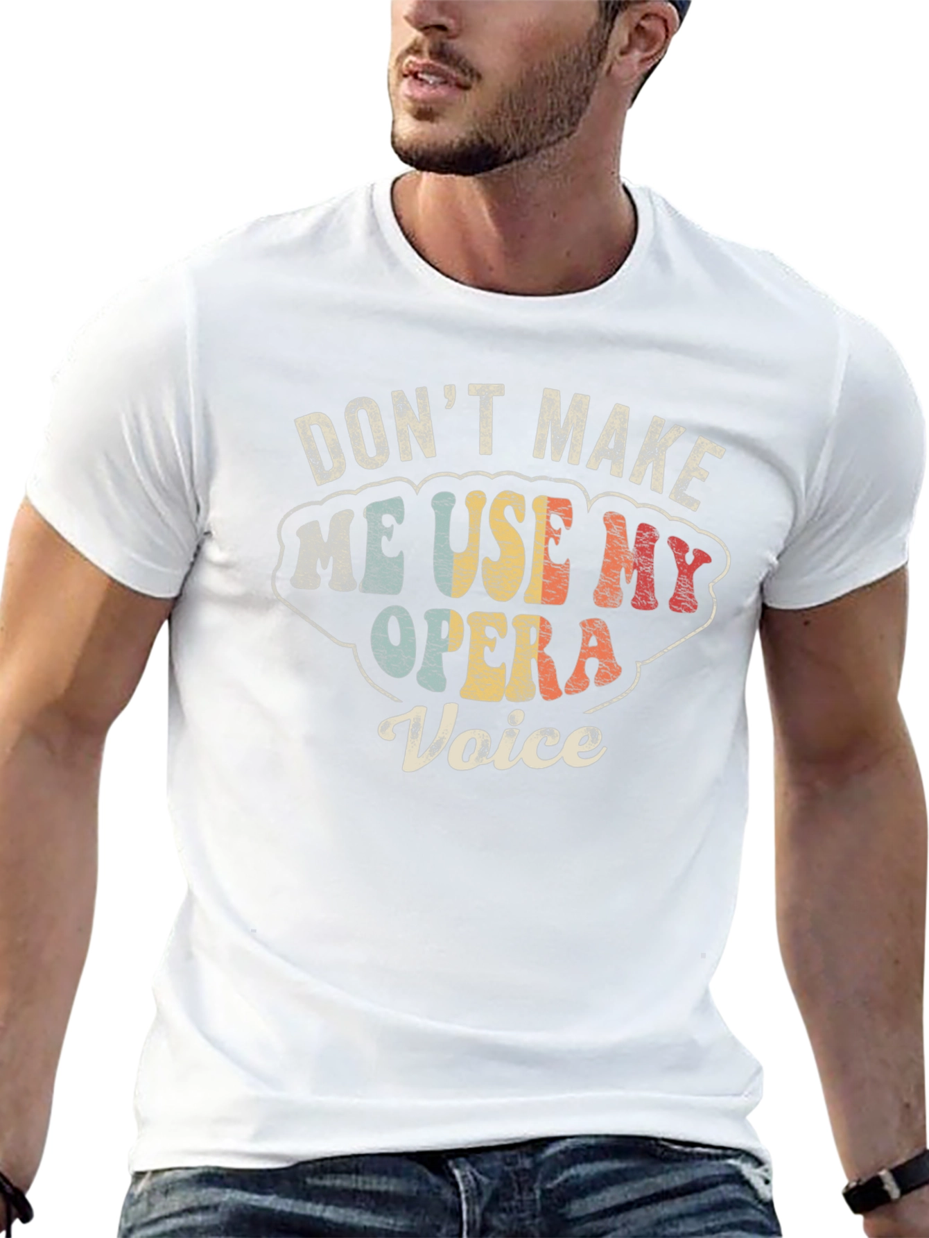 Opera Voice Graphic T-Shirt: Retro Style