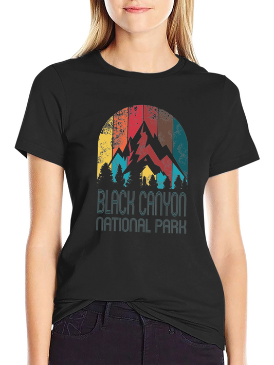 Black Canyon National Park Retro Graphic Tee