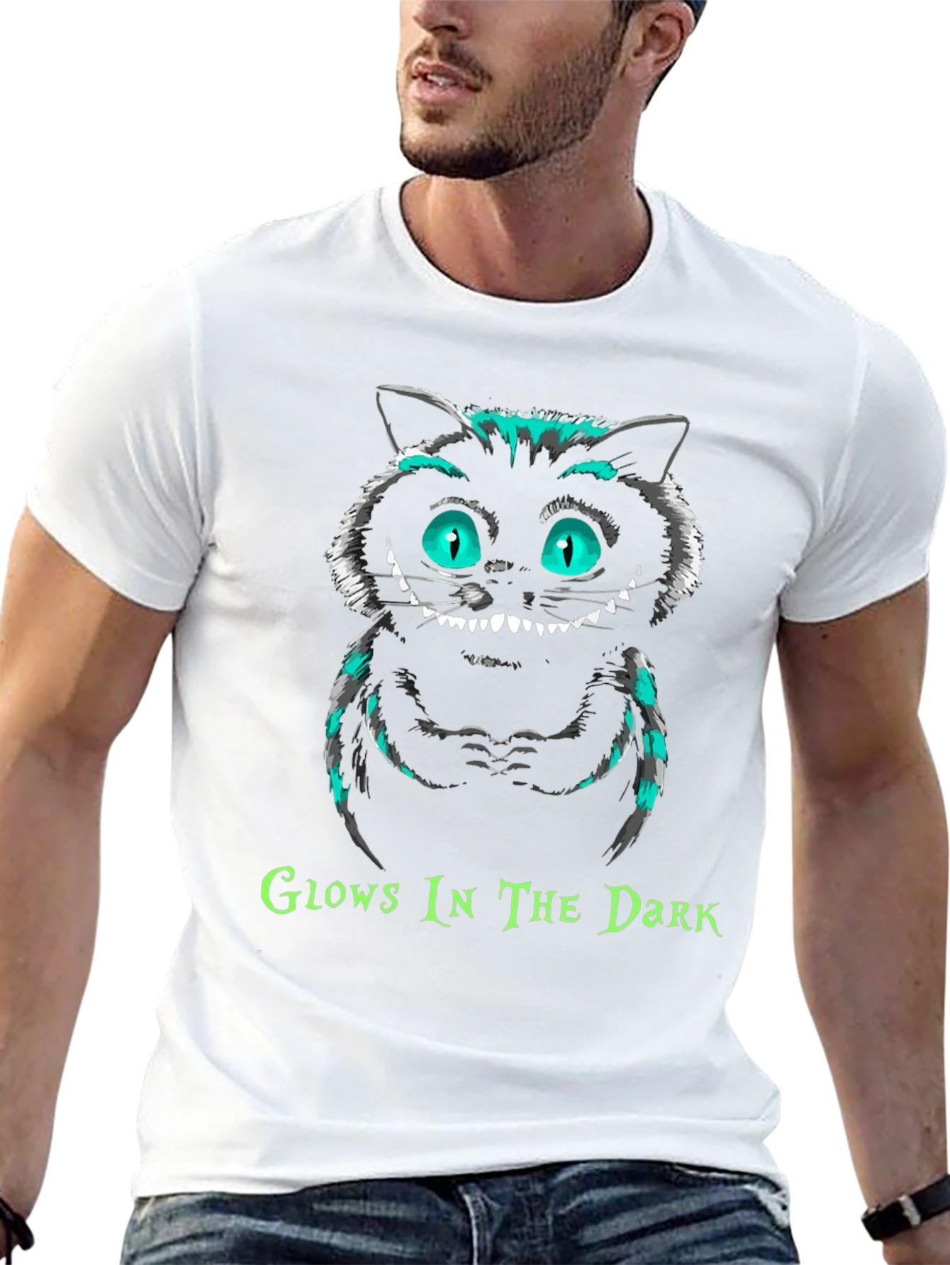 Glow in the Dark Cheshire Cat T-Shirt