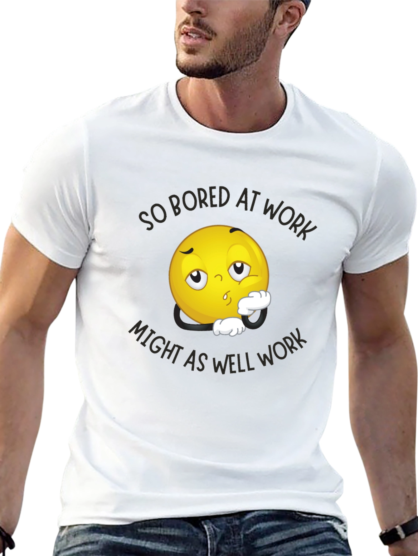 So Bored At Work Graphic Tee