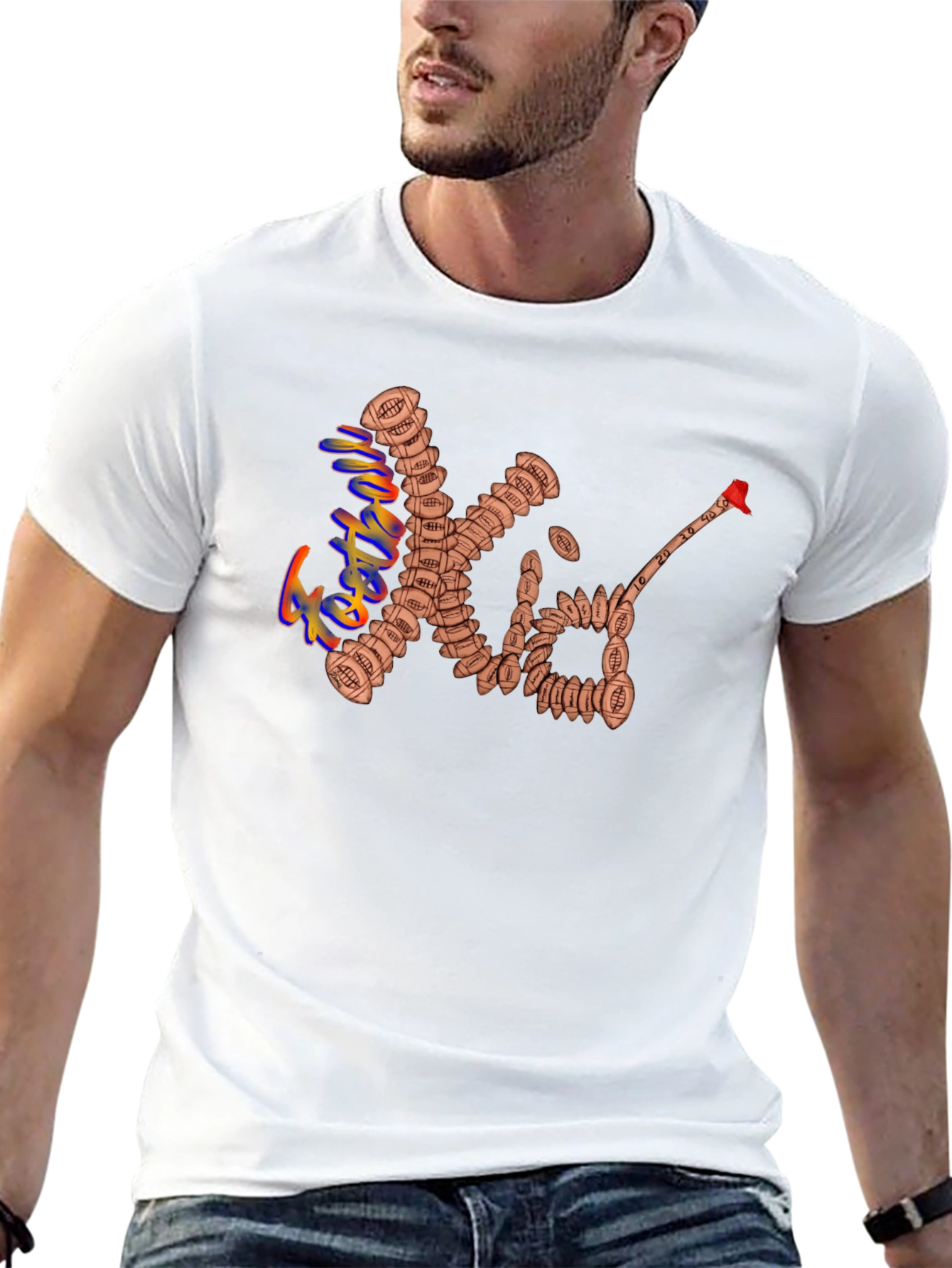 Football XO Black T-Shirt