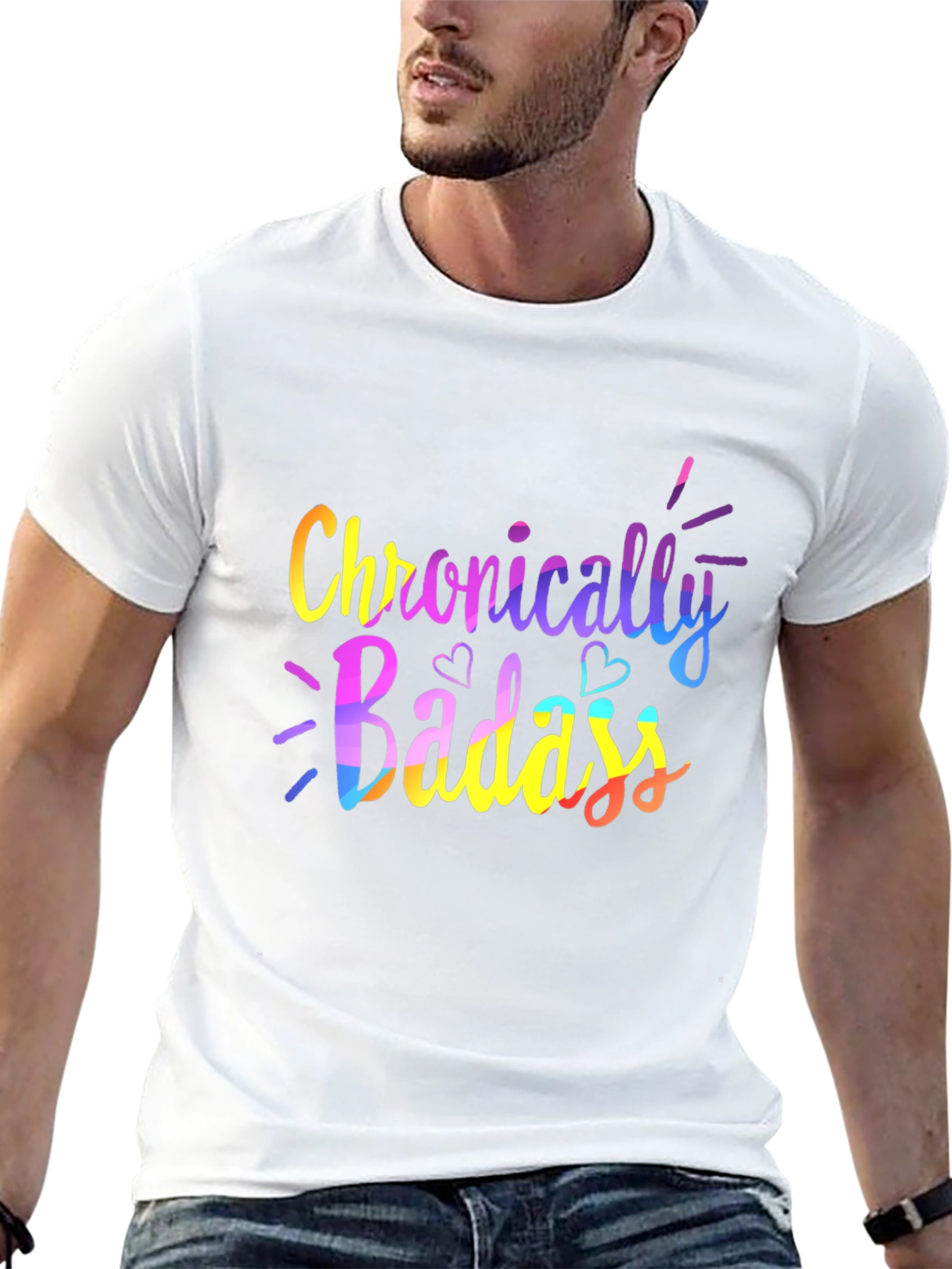 Chronically Badass Graphic Tee - Black Unisex T-Shirt
