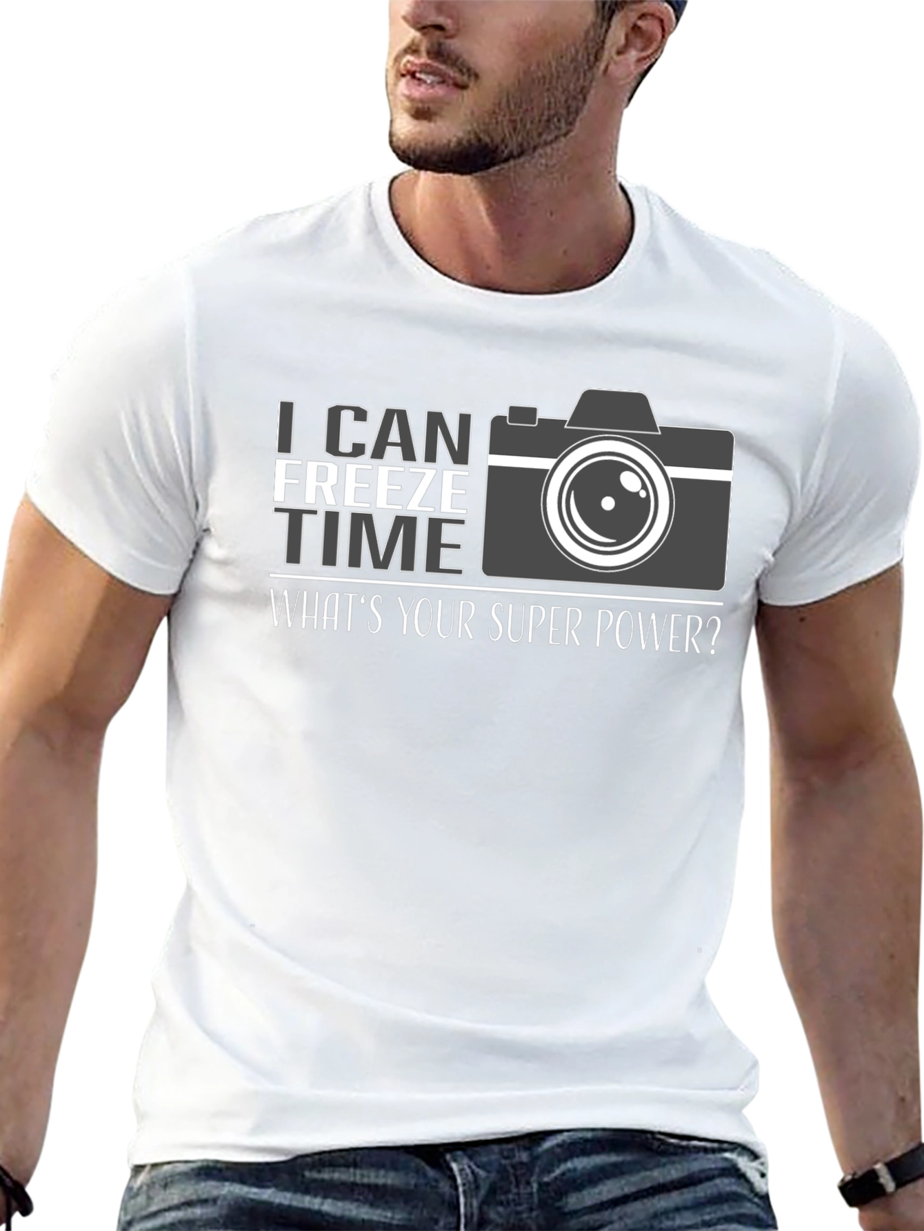 I Can Freeze Time T-Shirt Photographer Graphic Tee