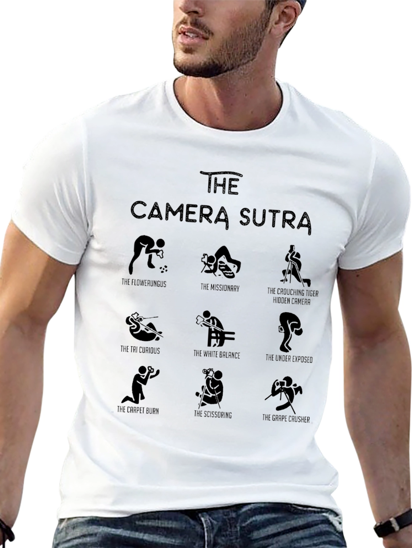 The Camera Sutra T-Shirt Funny Photographer Gift
