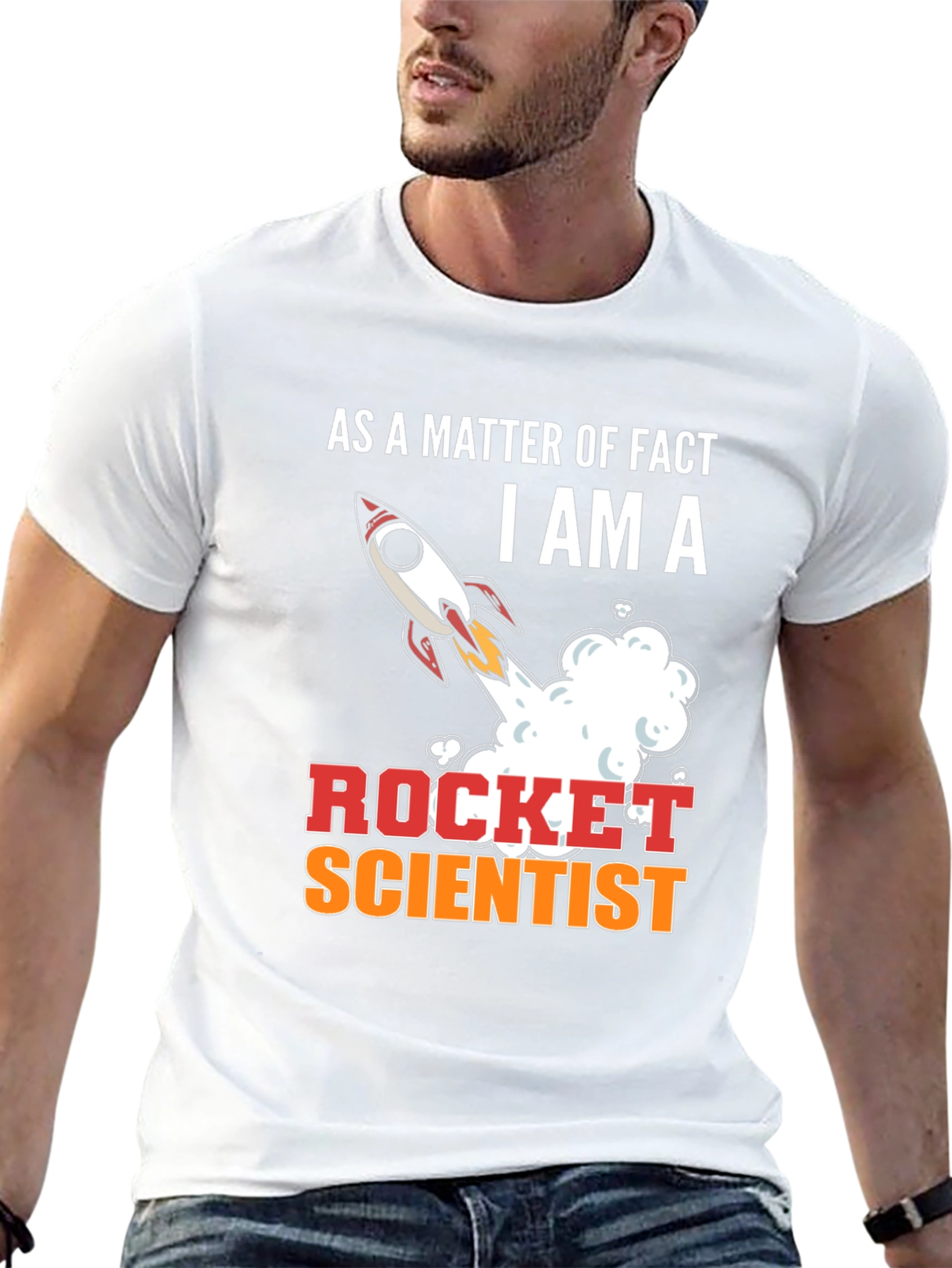 Rocket Scientist Graphic Tee - Funny Science T-Shirt