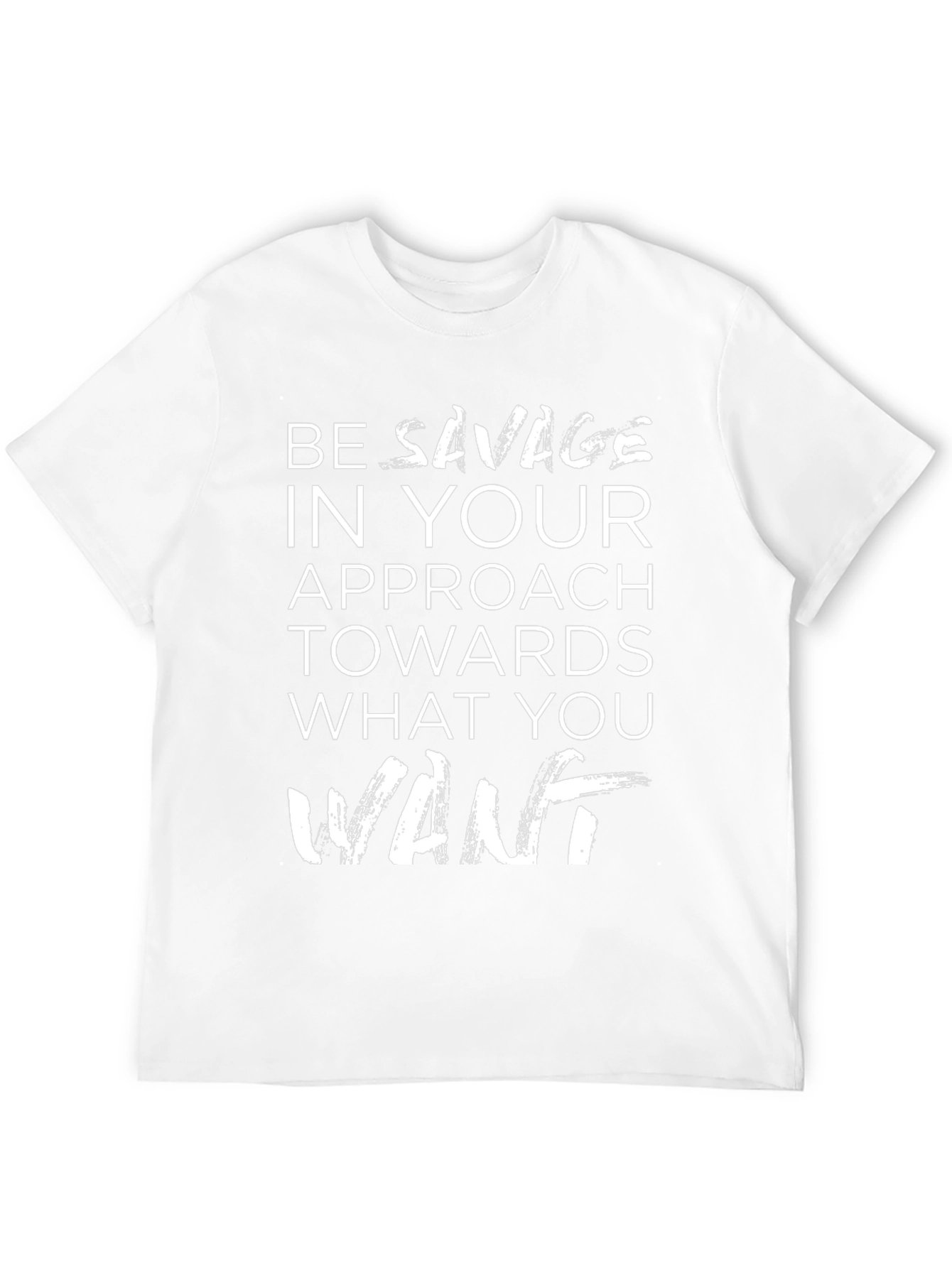 Be Savage Graphic T-Shirt - Black