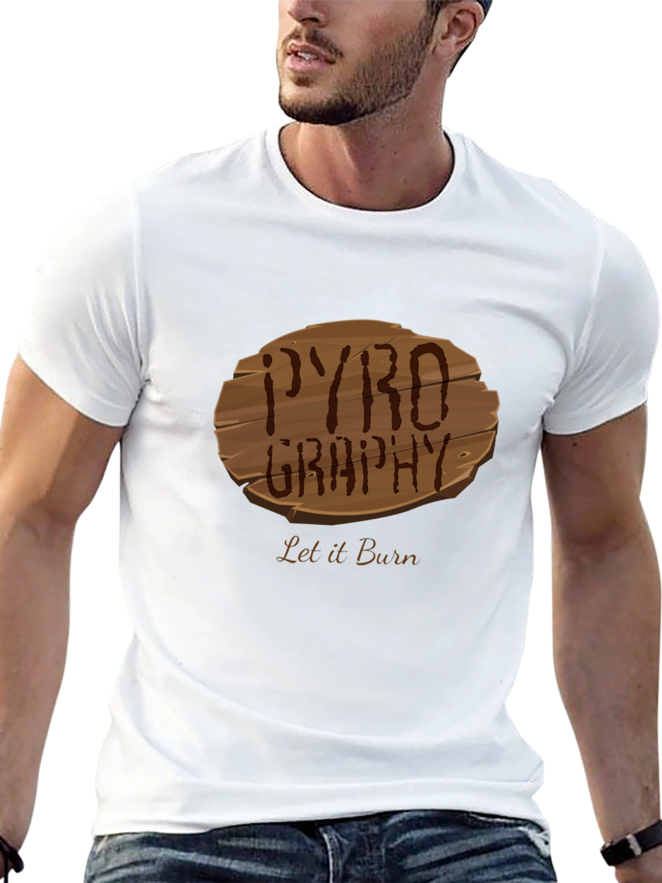Pyrography Let it Burn Tee