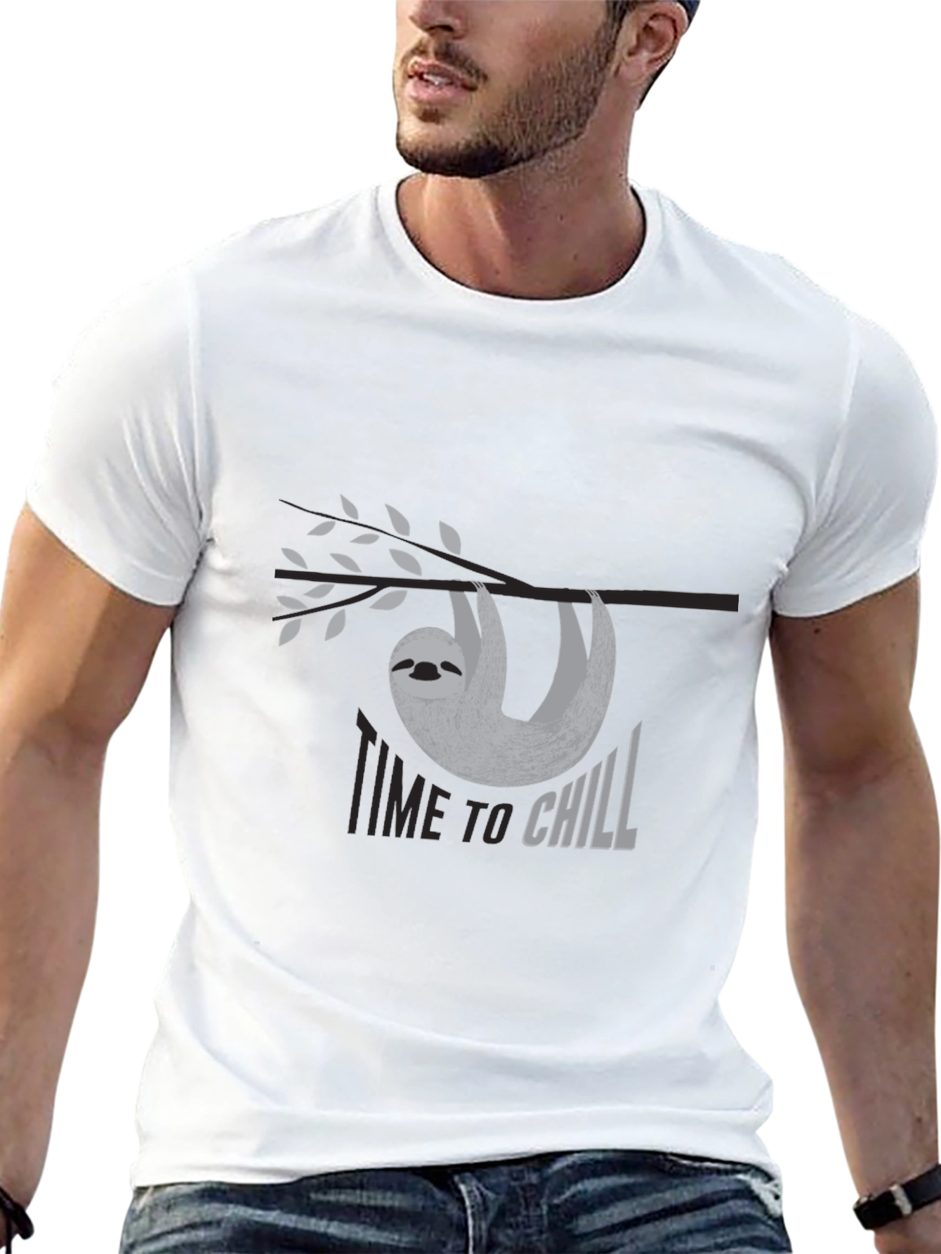 Time to Chill Sloth Graphic Tee