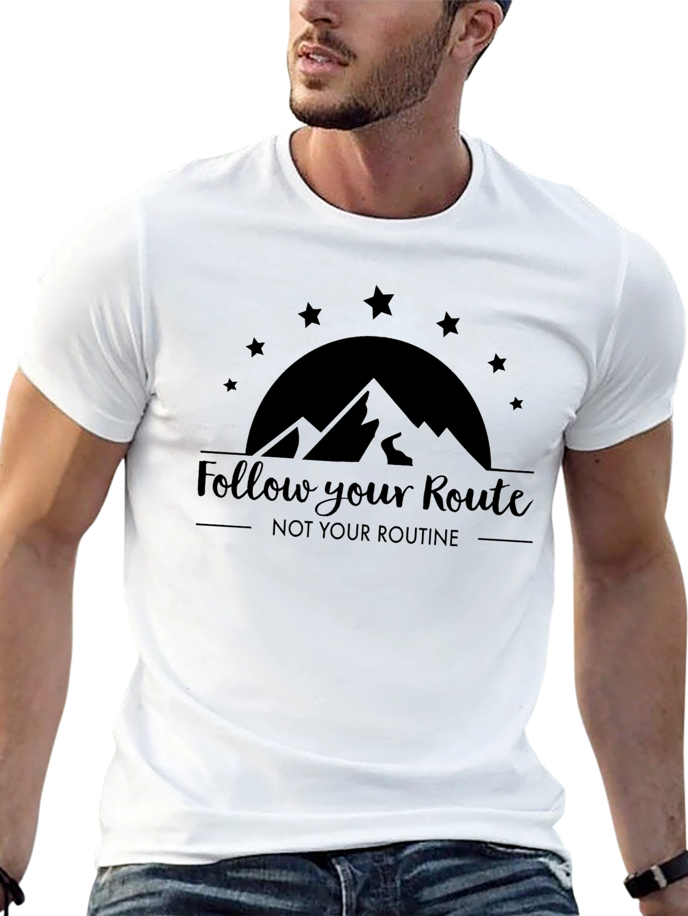 Follow Your Route Graphic T-Shirt