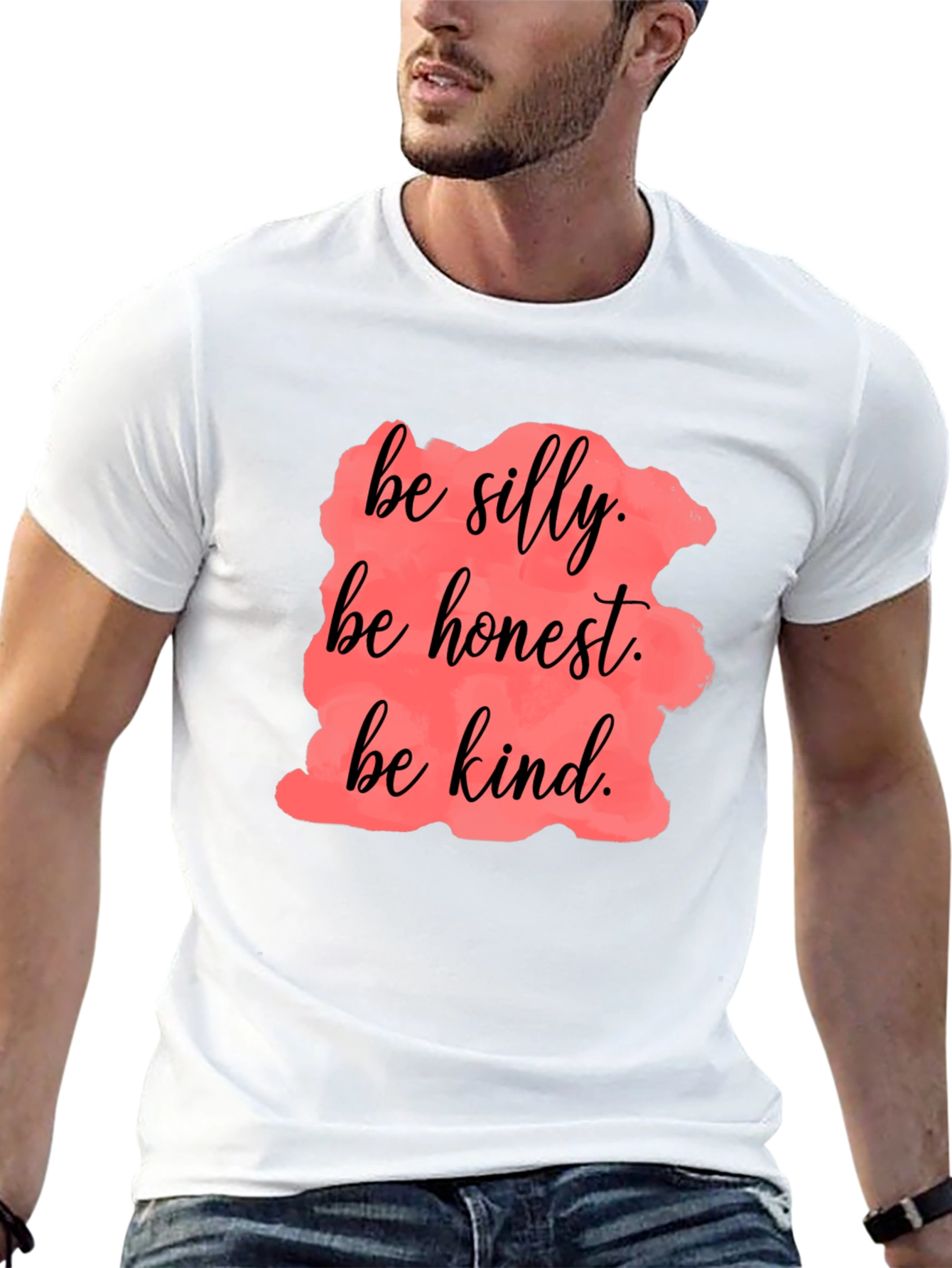 Be Silly Honest Kind Black T-Shirt