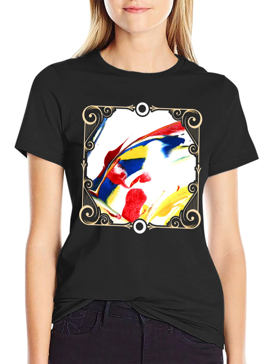 Abstract Art Graphic Tee - Modern Style