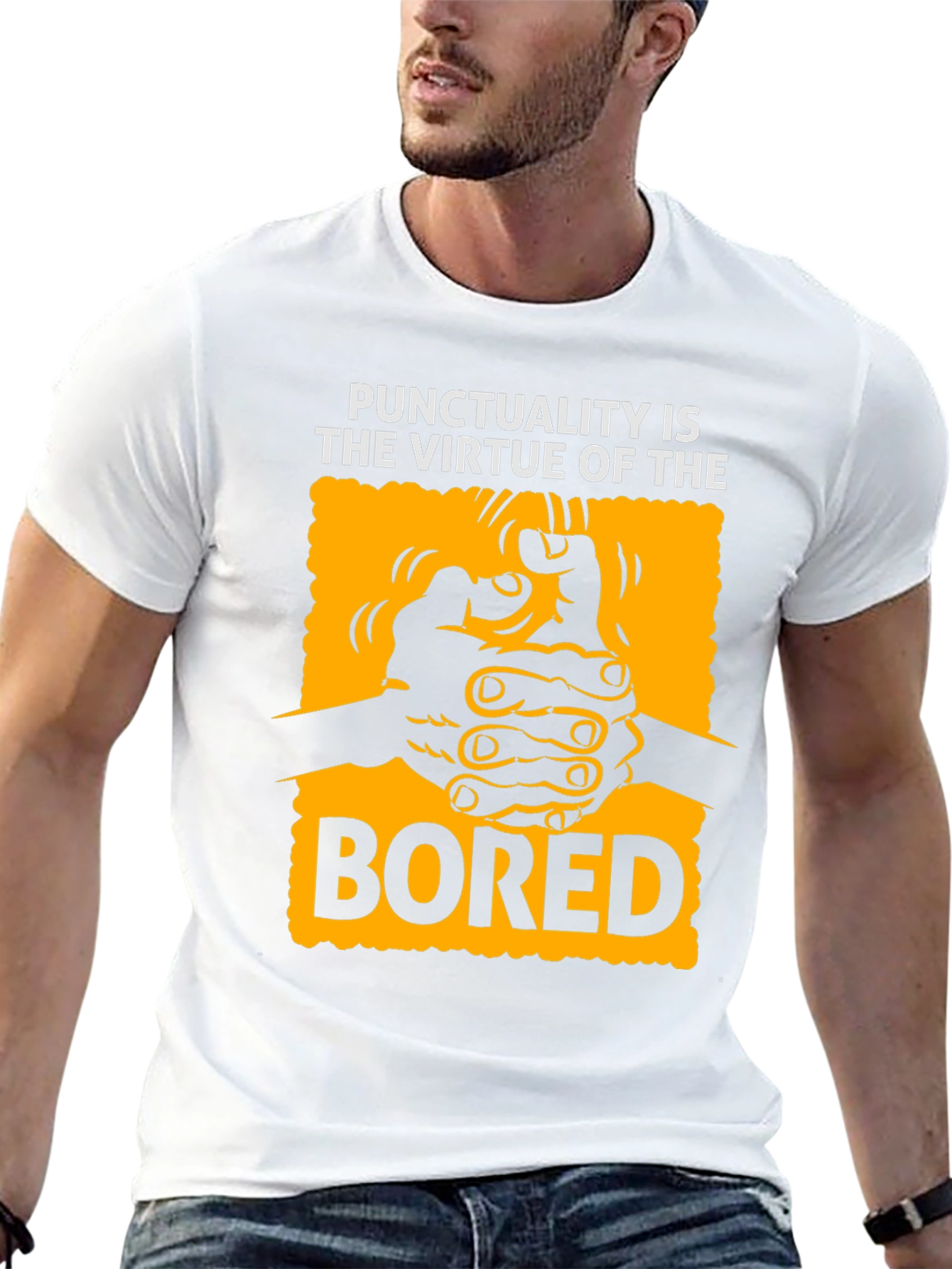 Punctuality Is The Virtue Of The Bored T-Shirt