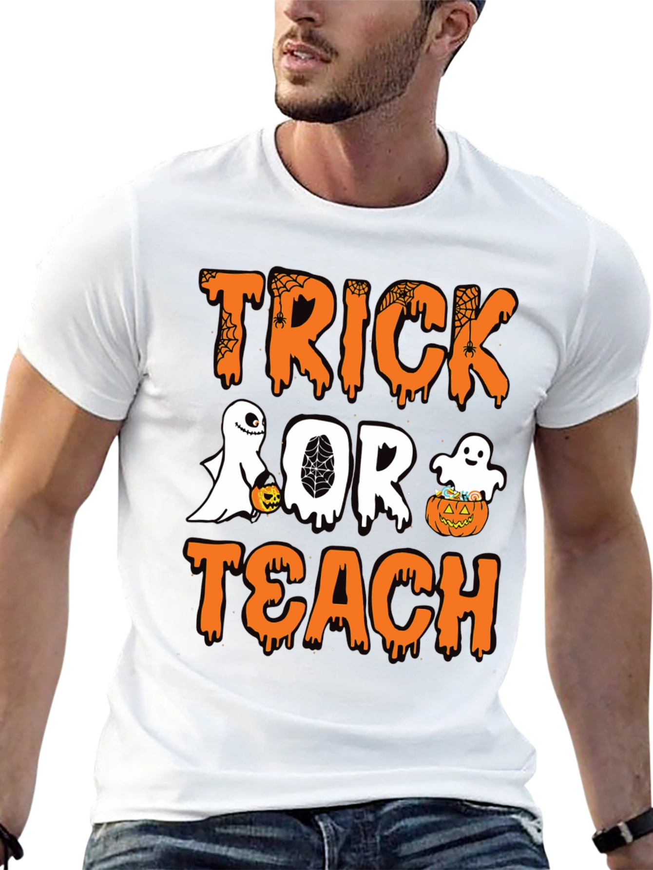 Trick or Teach Halloween T-Shirt